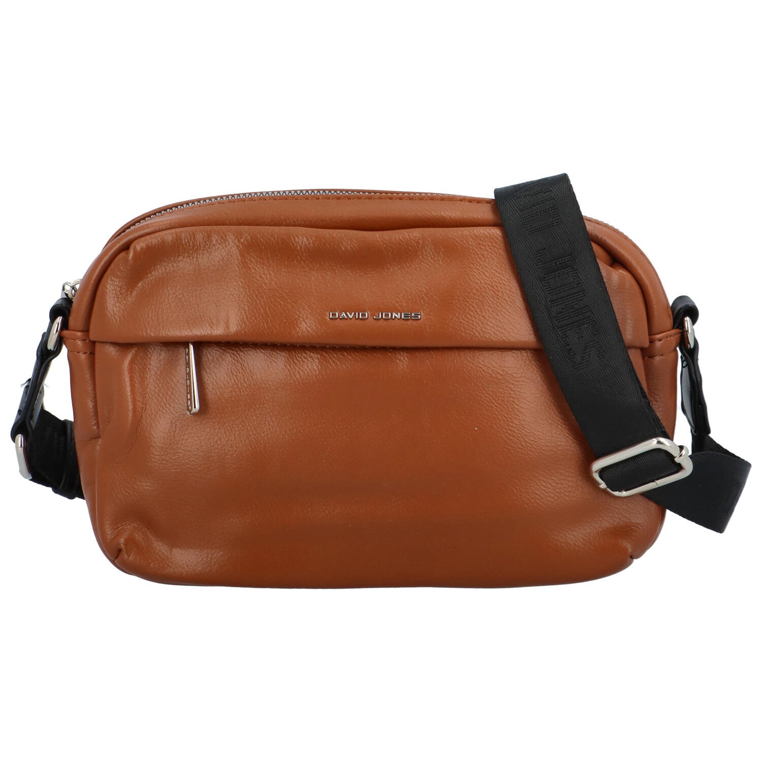 Dámská crossbody kabelka světle hnědá - David Jones Karill