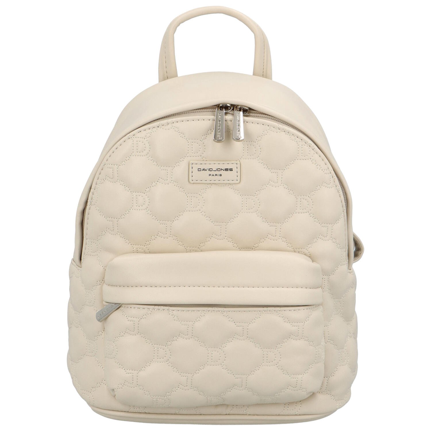 Dámský městský batoh světle béžový - David Jones Uniqum