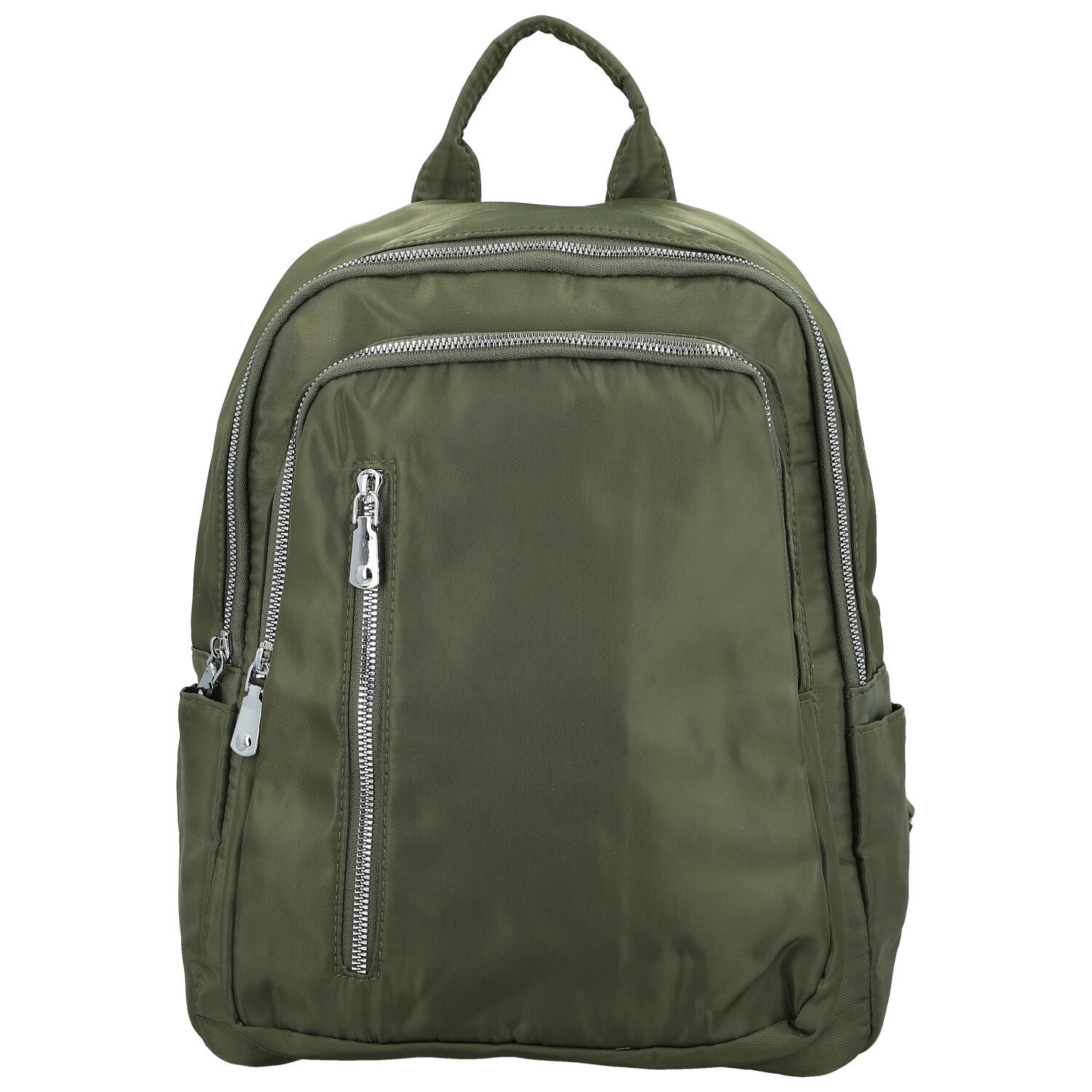 Dámský batoh tmavě zelený - Firenze Lusso