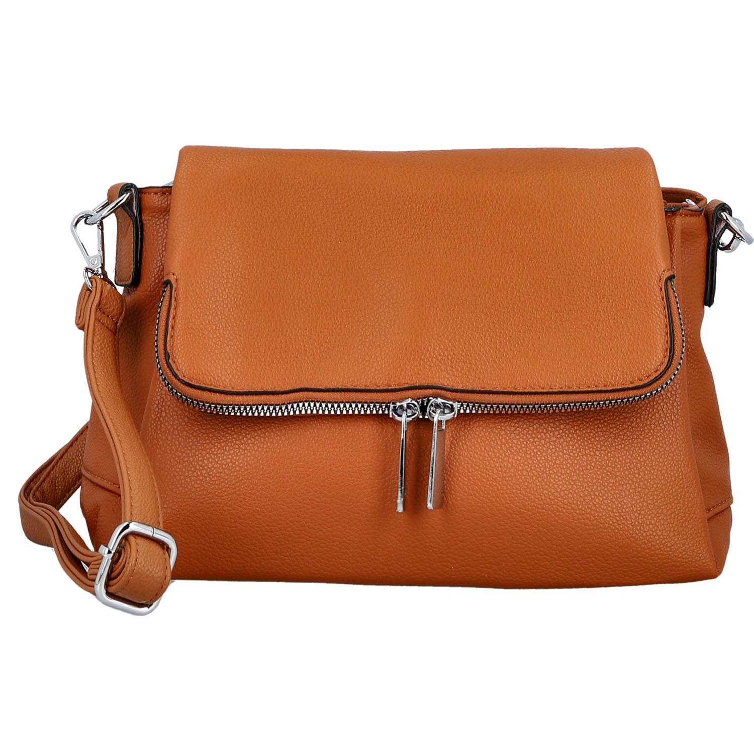 Dámská crossbody kabelka koňaková - Firenze Naima