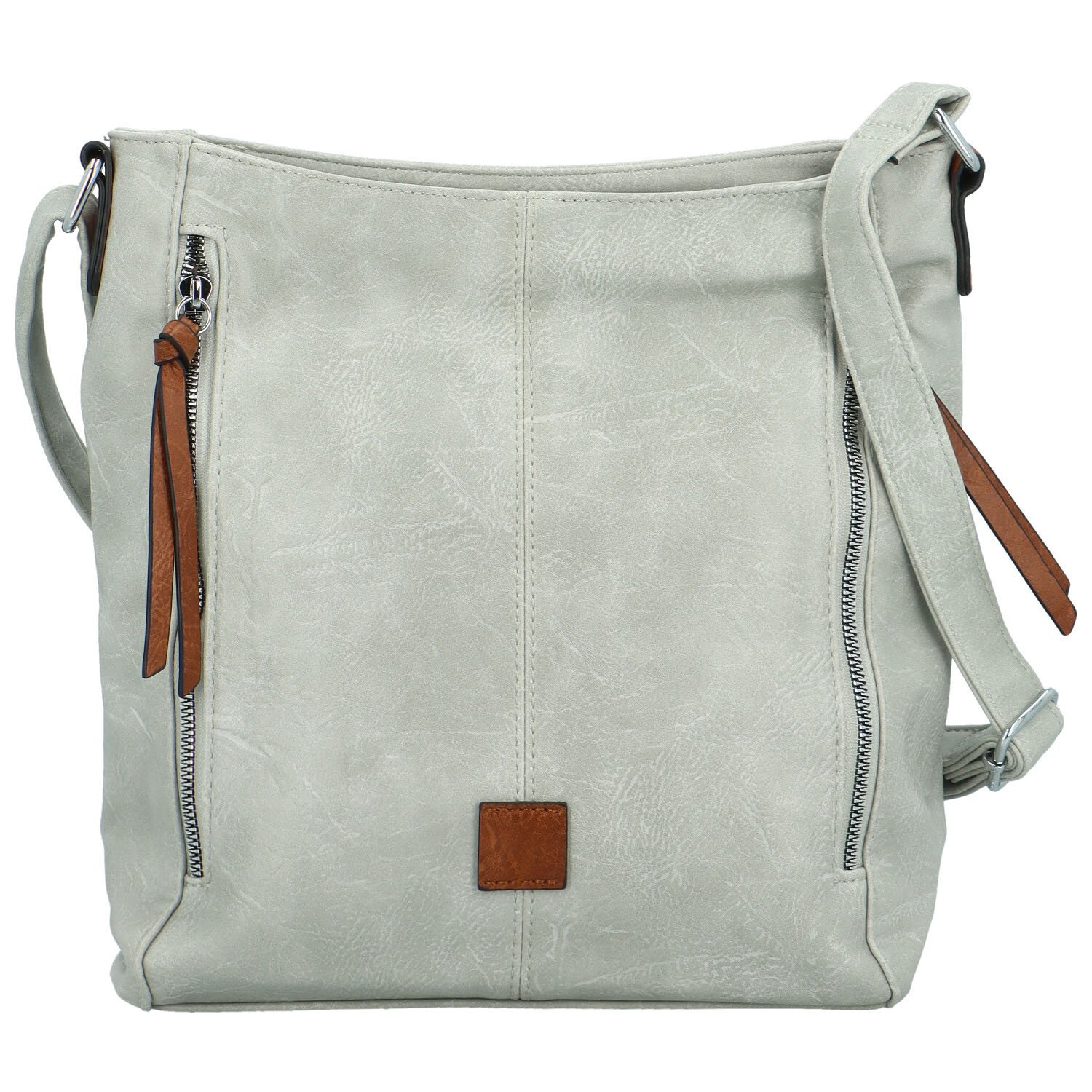 Dámská crossbody kabelka šedá - Firenze Jolie