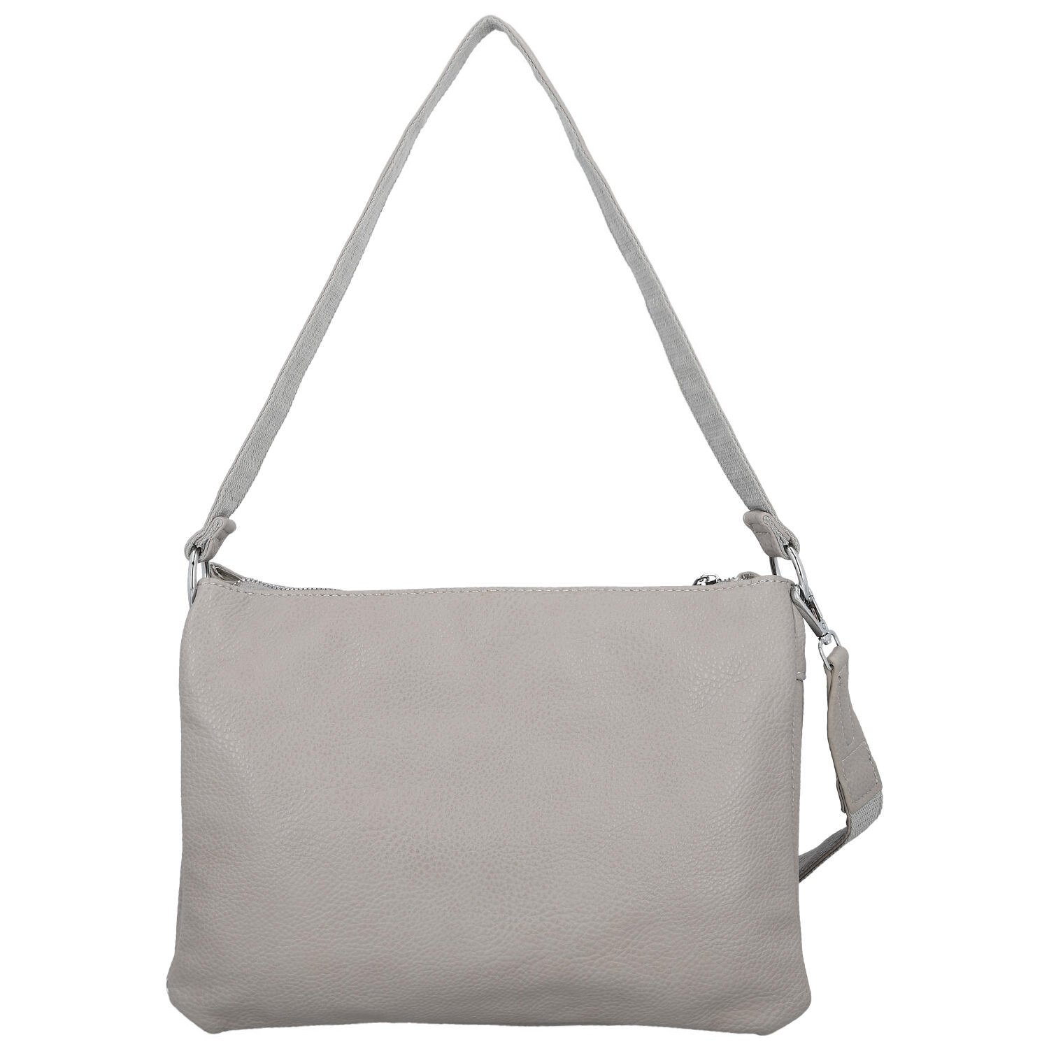 Dámská crossbody kabelka šedá - Paolo bags Amery