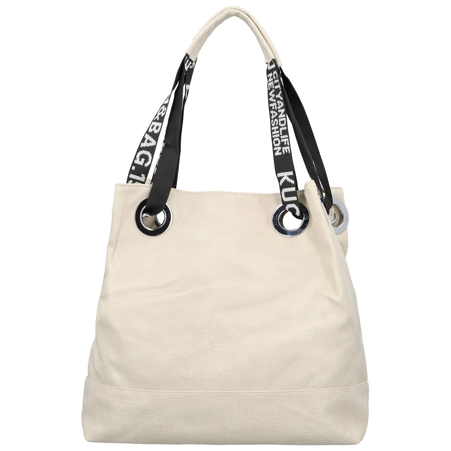 Dámská kabelka přes rameno světle béžová - Firenze Version