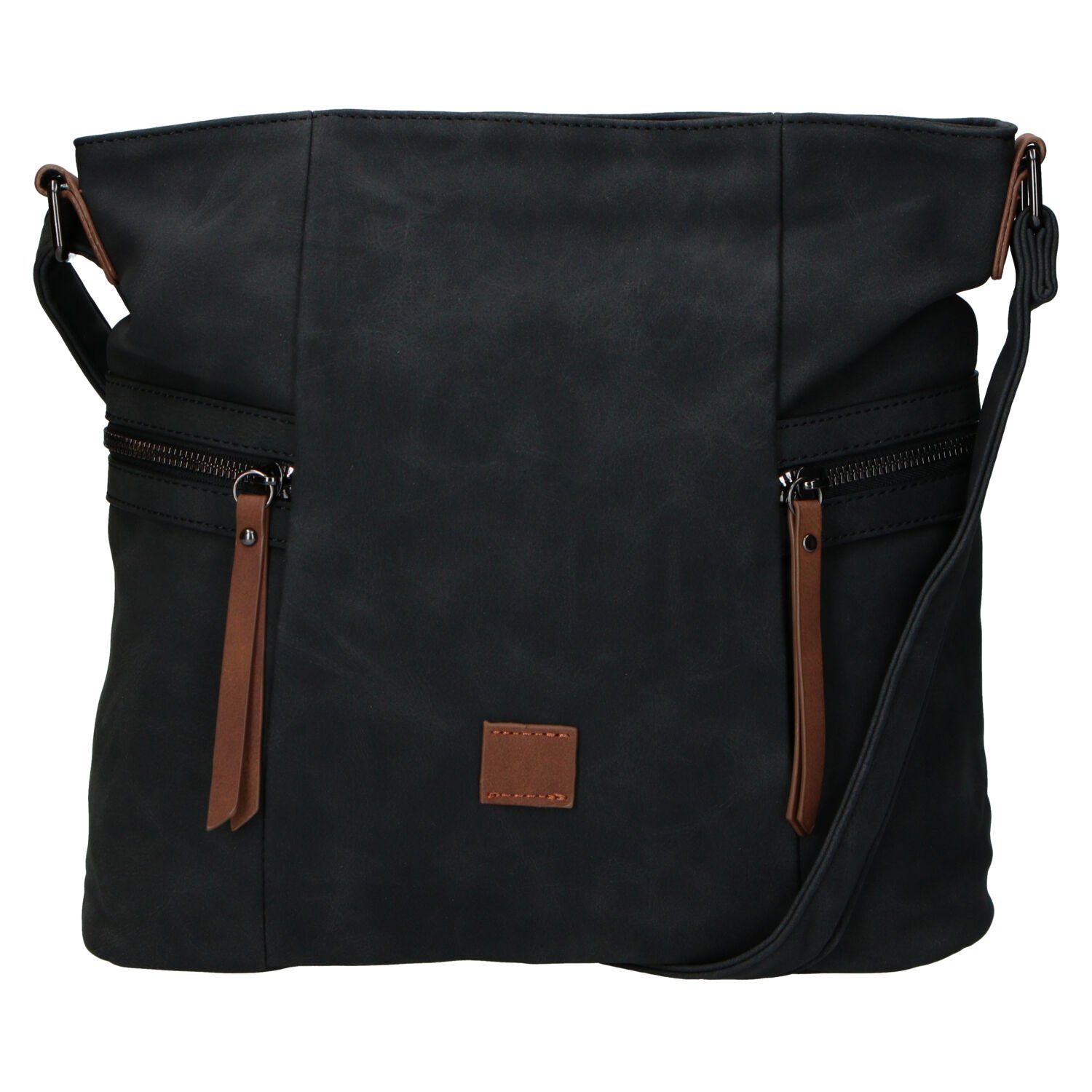 Dámská crossbody kabelka černá - Firenze Lenah