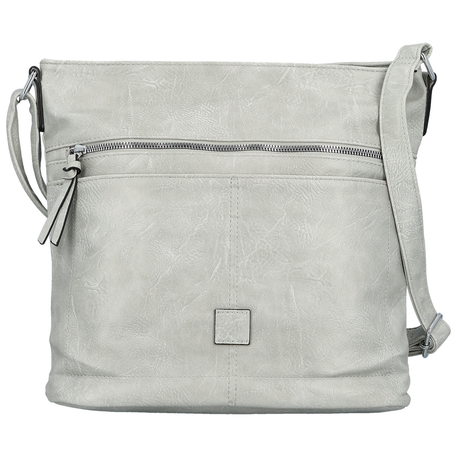 Dámská crossbody kabelka světle šedá - Firenze Trixana new