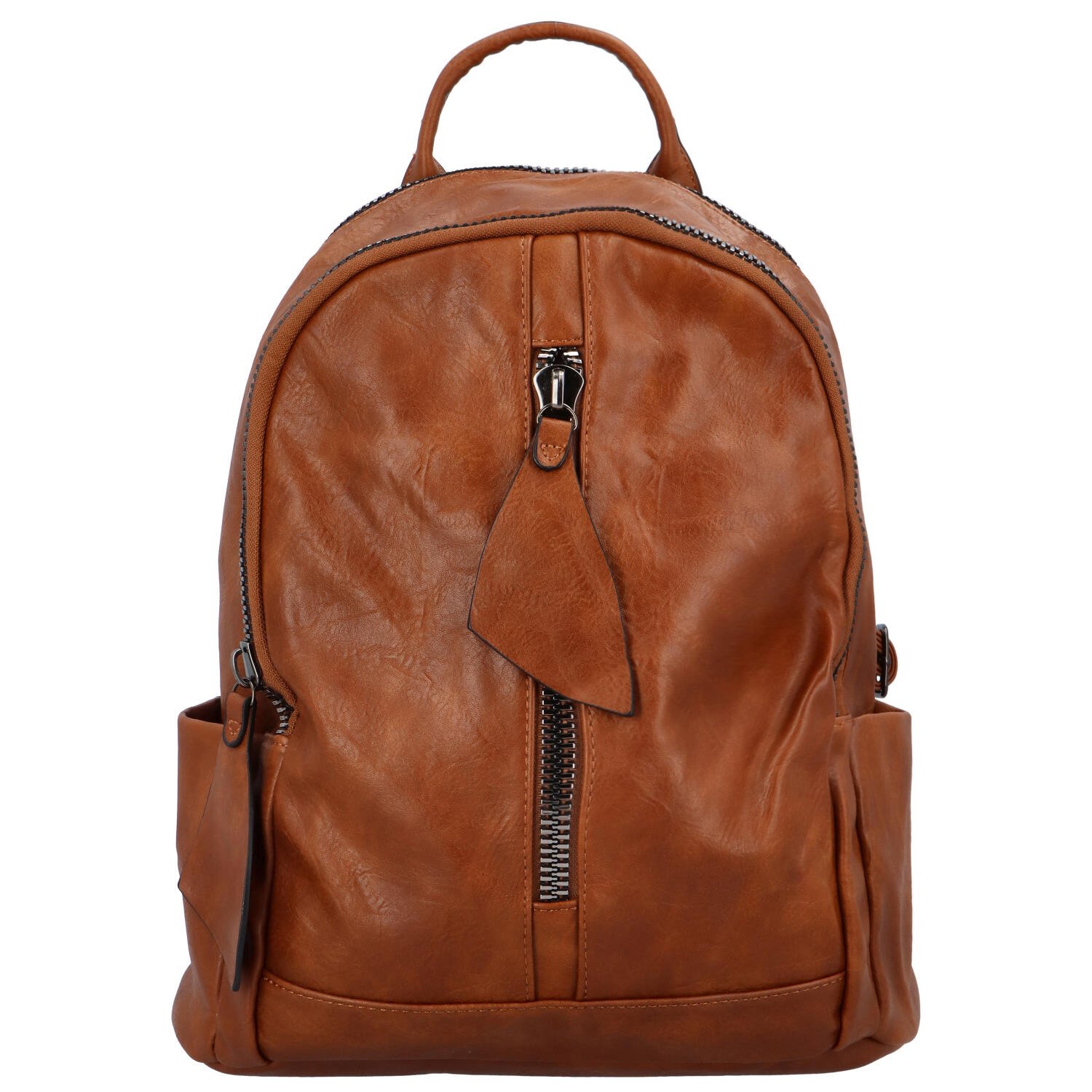 Dámský batůžek hnědý - Paolo Bags Desta