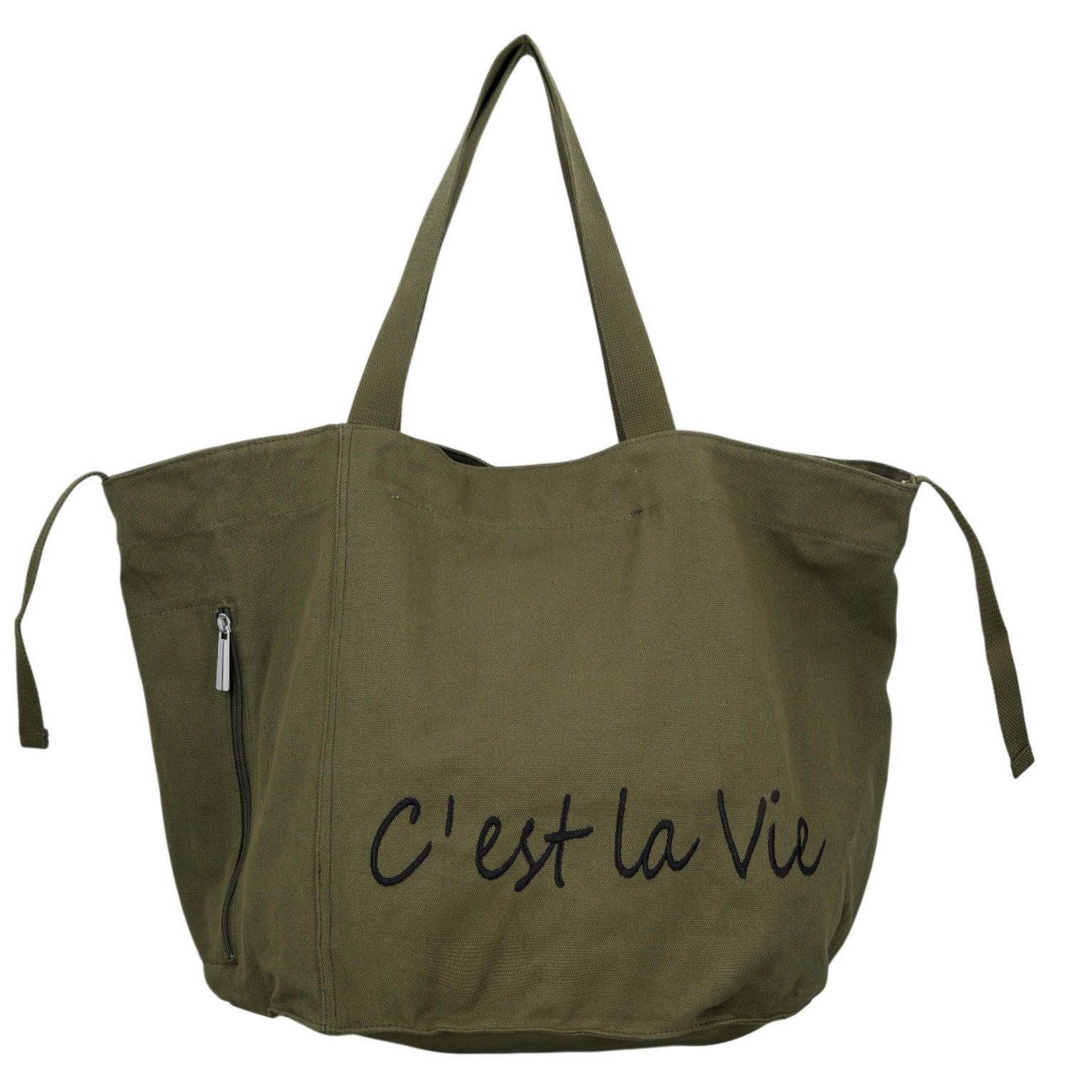 Dámská kabelka na rameno khaki - Paolo bags Espe