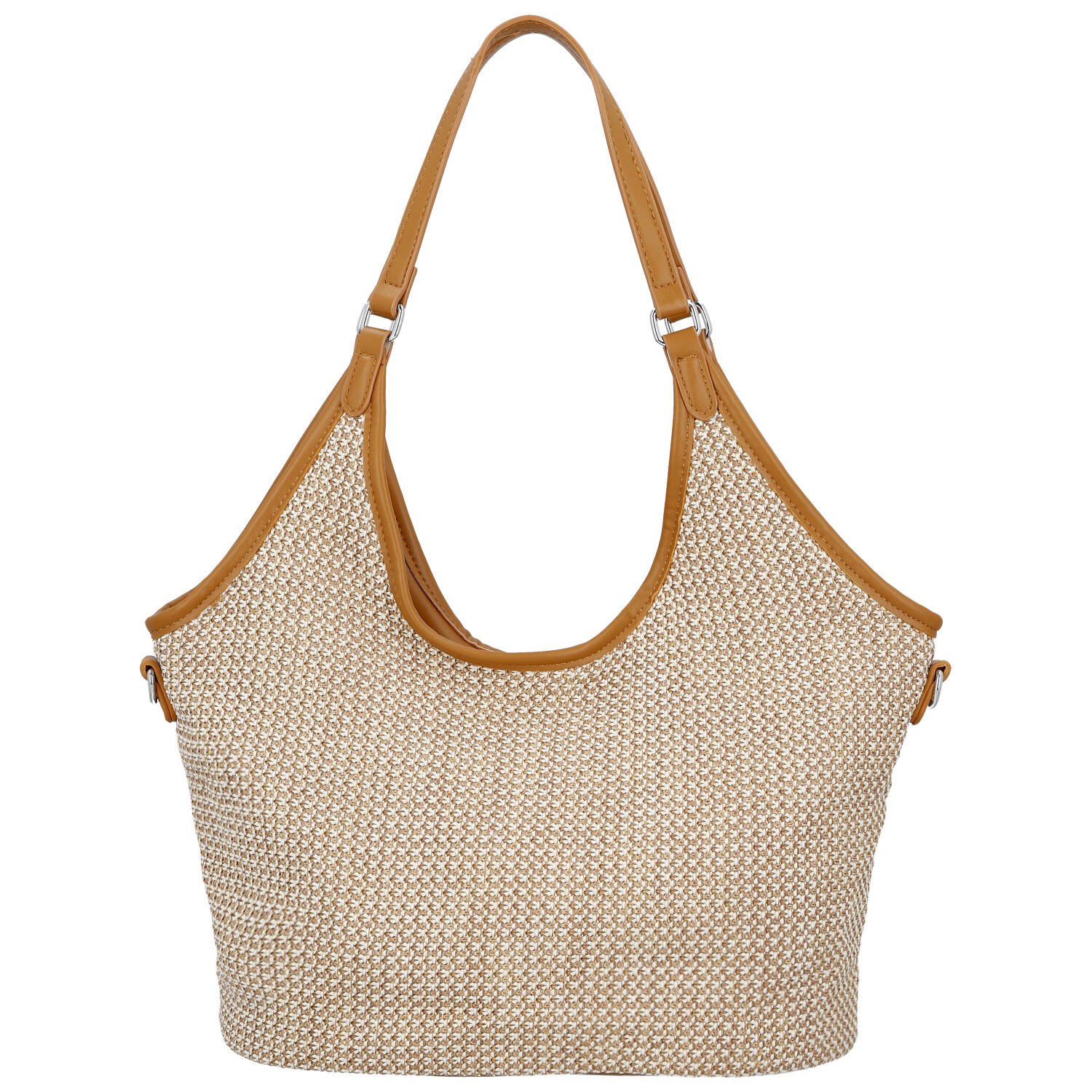 Dámská kabelka na rameno světle hnědá - Paolo bags River