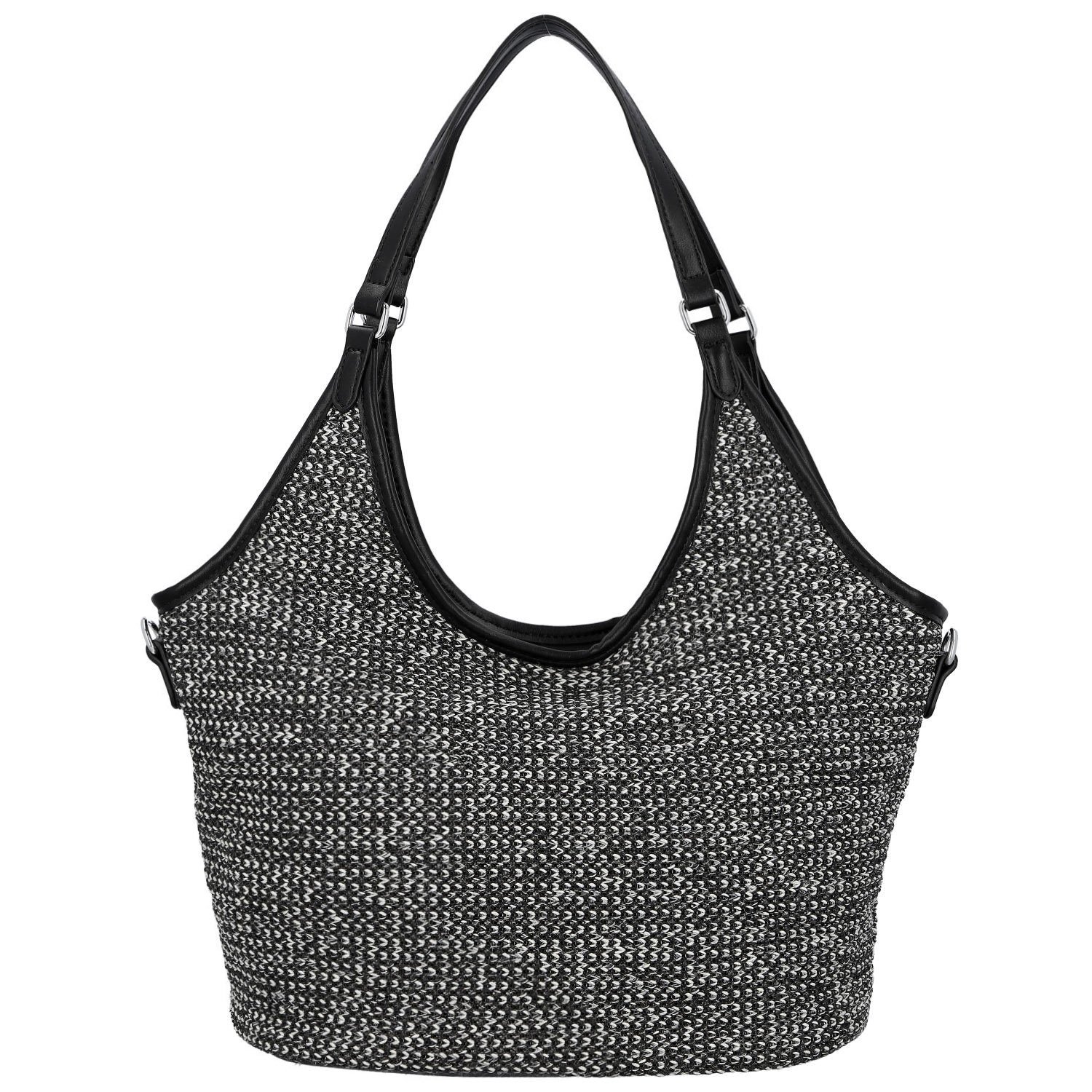 Dámská kabelka na rameno černá - Paolo bags River