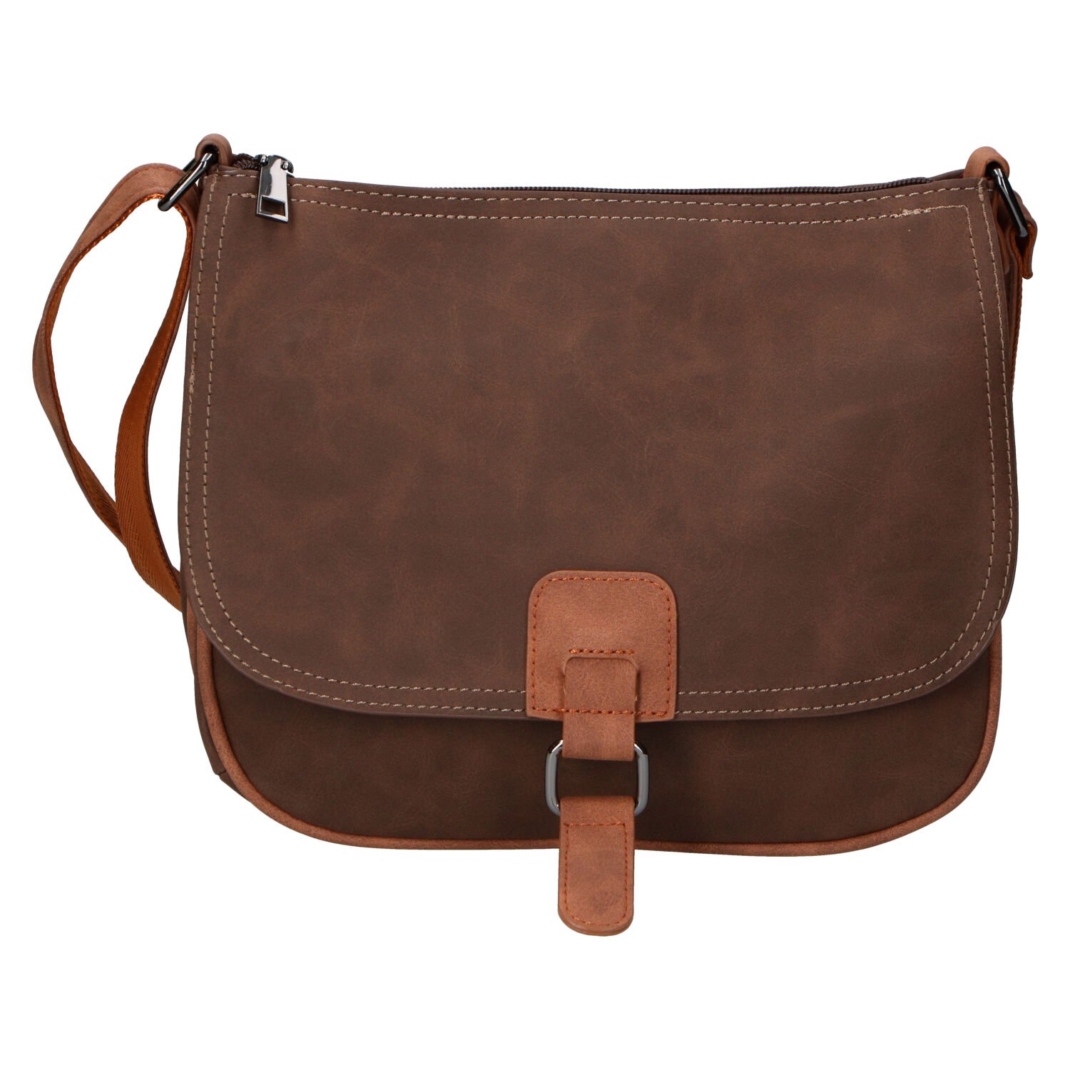 Dámská crossbody kabelka tmavě hnědá - Firenze Marisa