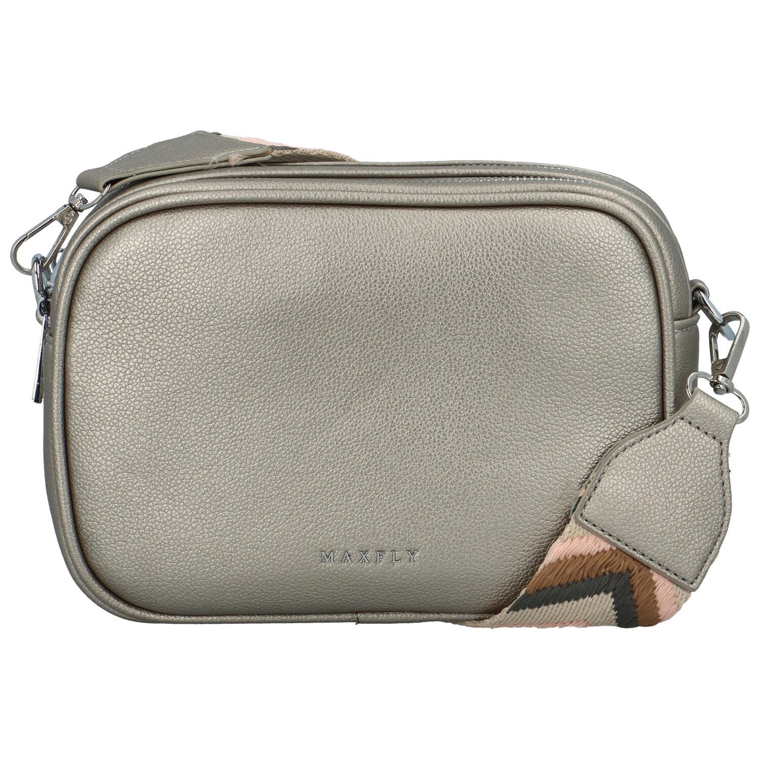 Dámská crossbody stříbrná - MaxFly Jerissa