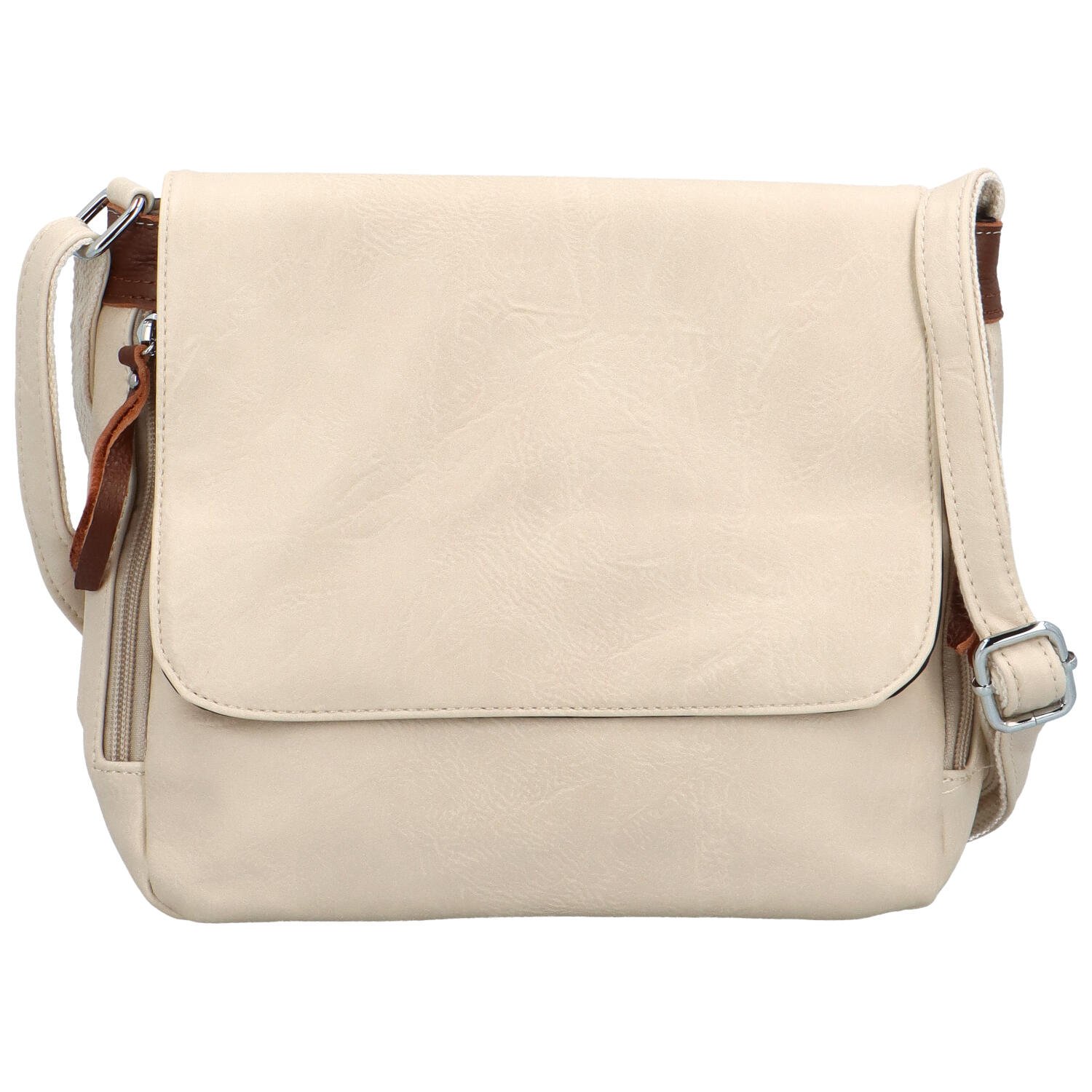 Dámská crossbody kabelka krémová - Firenze Ceryss