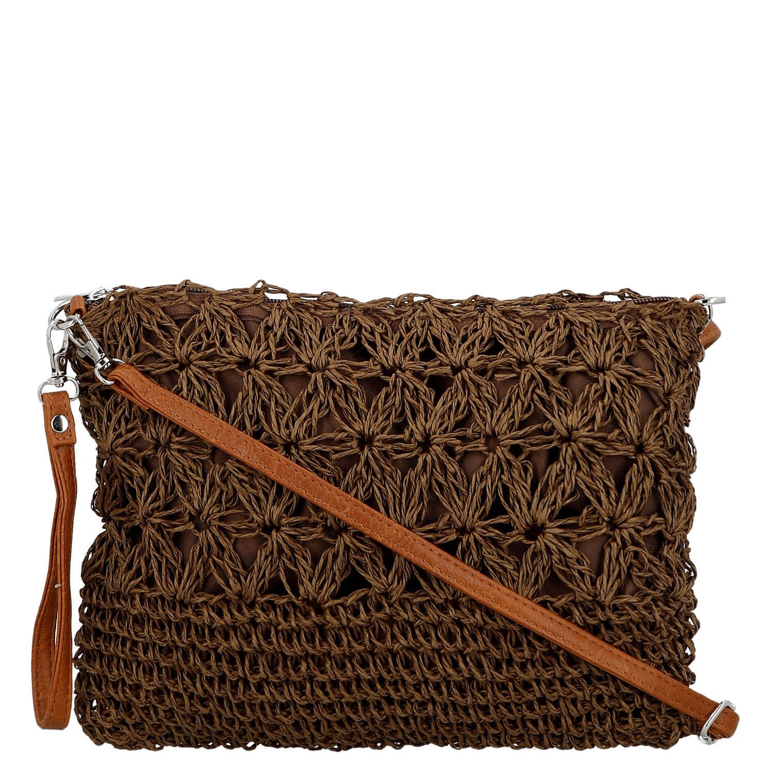 Dámská crossbody kabelka hnědá - Firenze Seiya