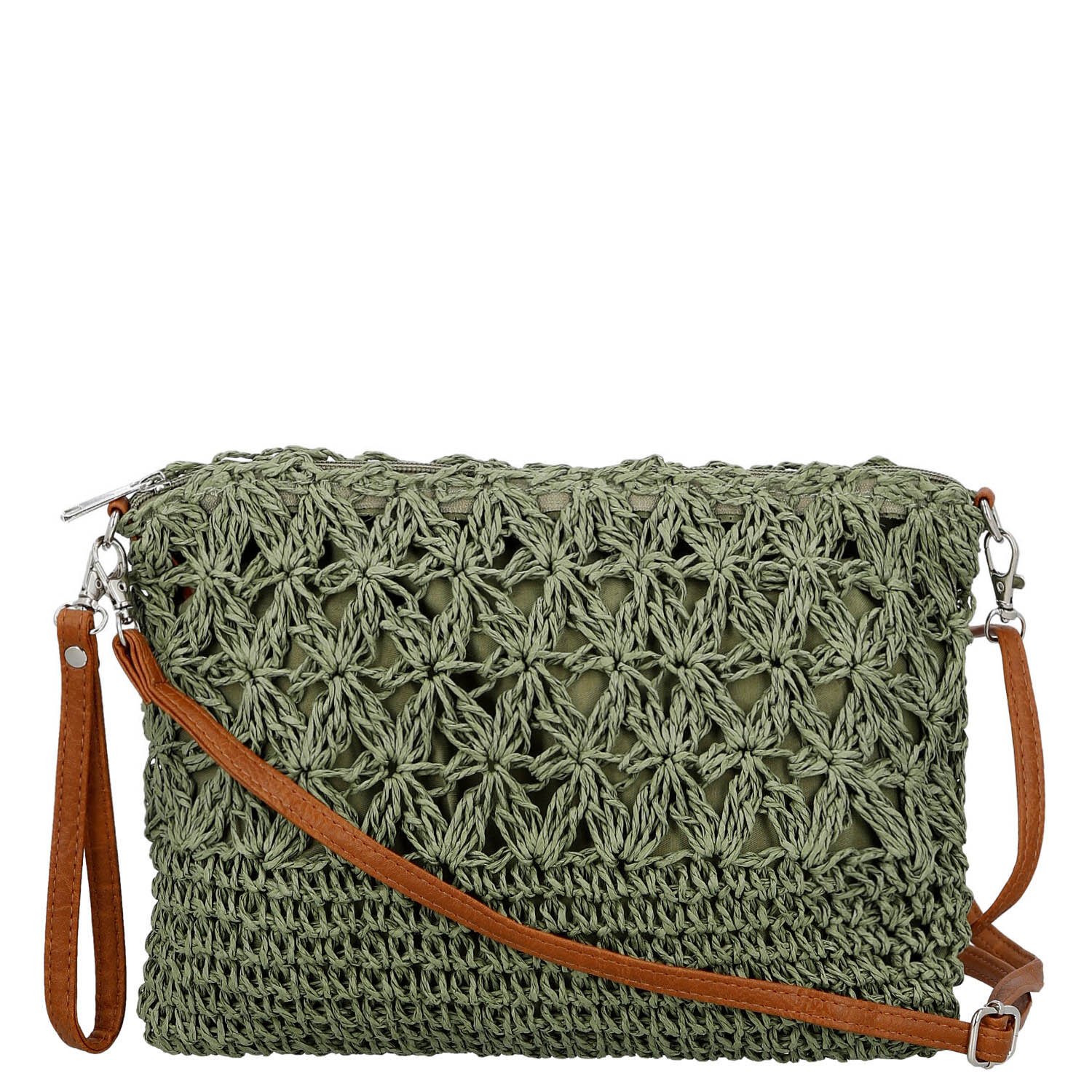 Dámská crossbody kabelka zelená - Firenze Seiya