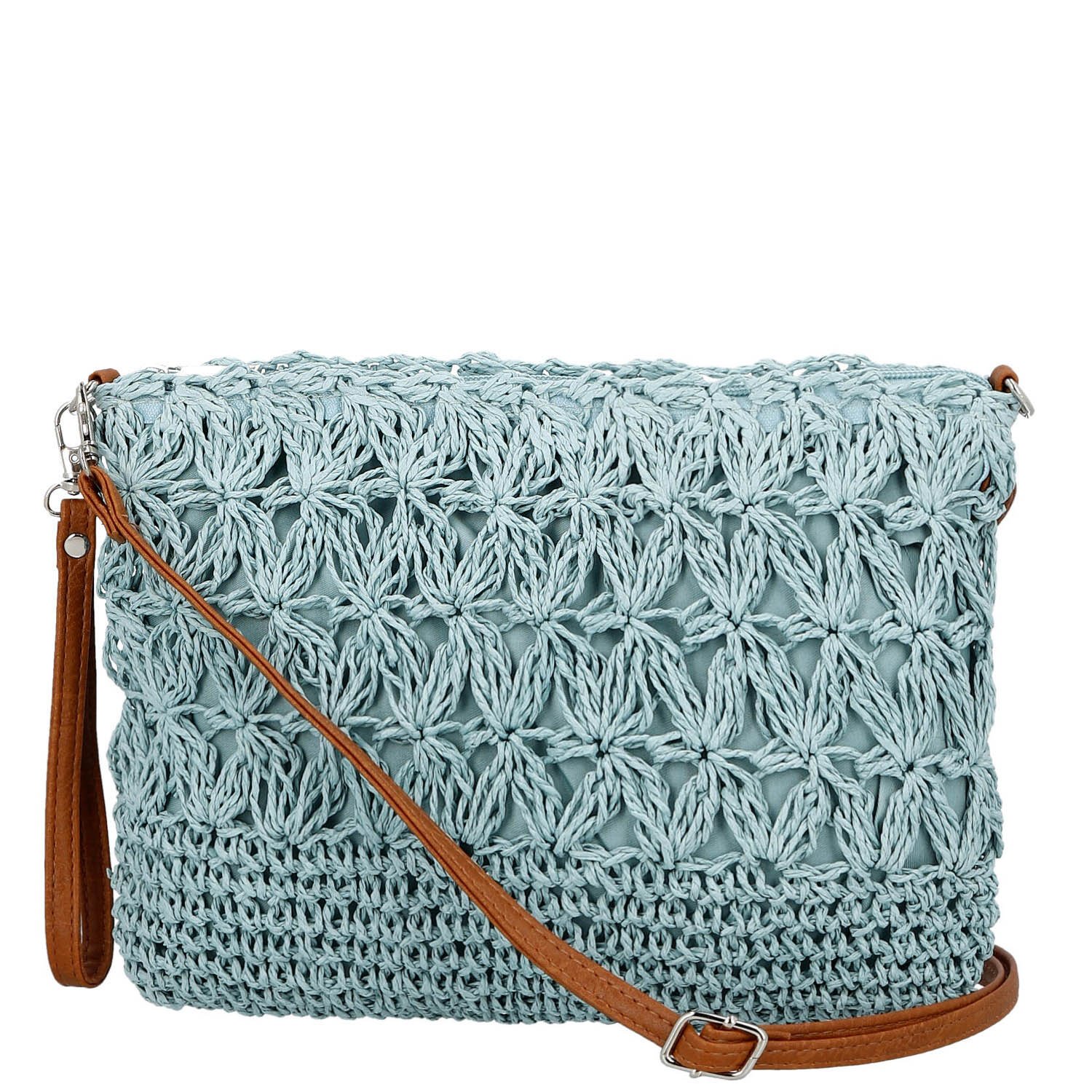 Dámská crossbody kabelka světle modrá - Firenze Seiya