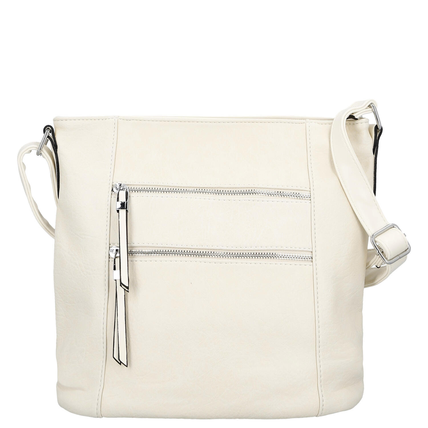 Dámská crossbody kabelka krémová - Firenze Kenza