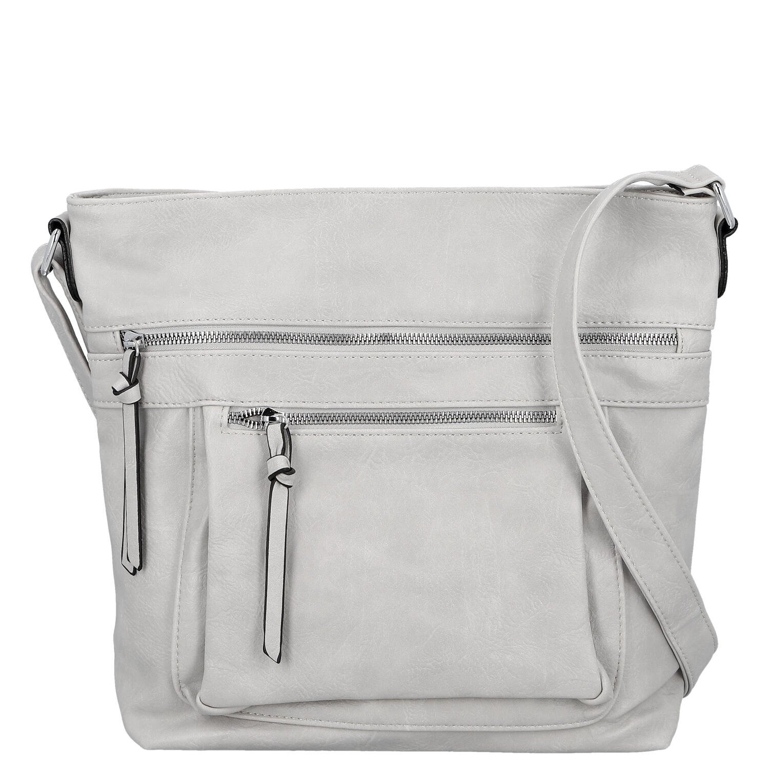 Dámská crossbody kabelka šedá - Firenze Julietta new