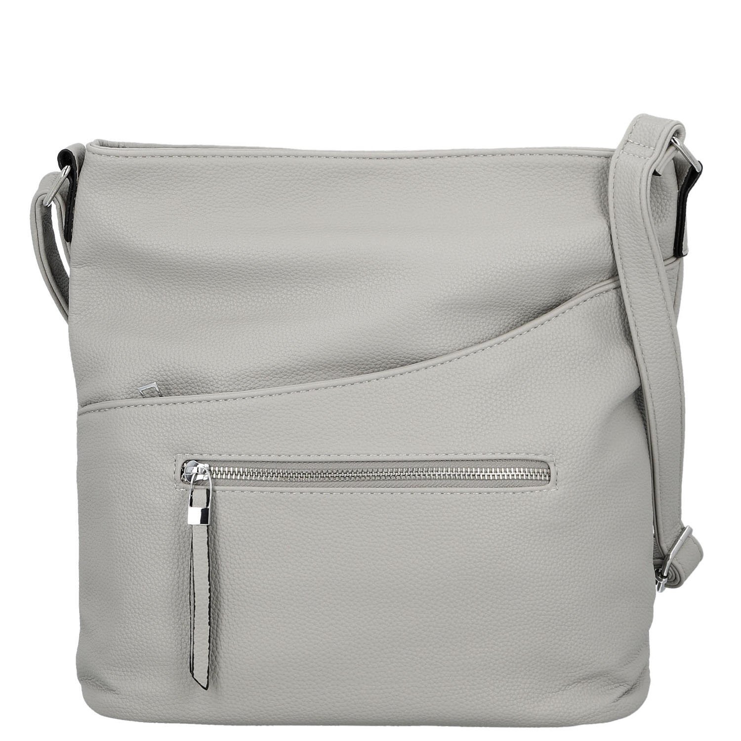 Dámská crossbody kabelka šedá - Firenze Berit