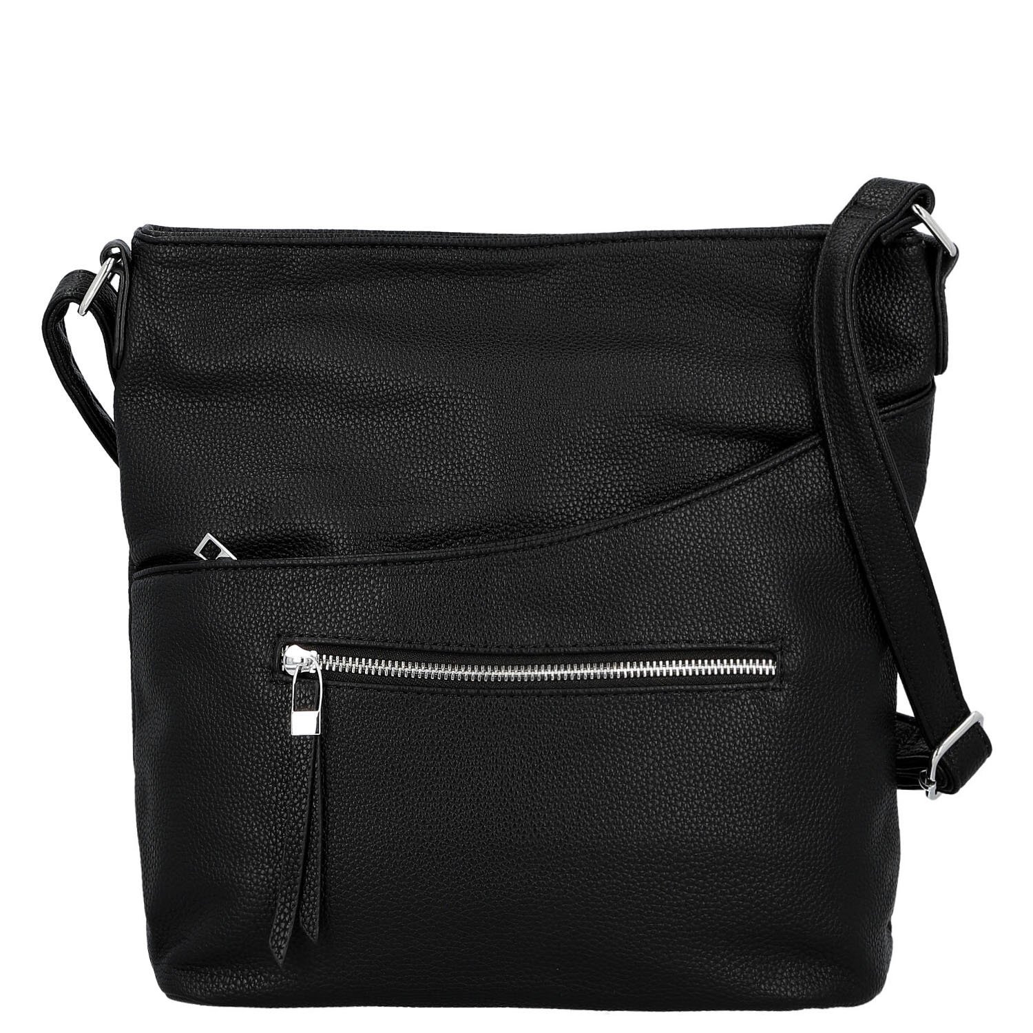 Dámská crossbody kabelka černá - Firenze Berit