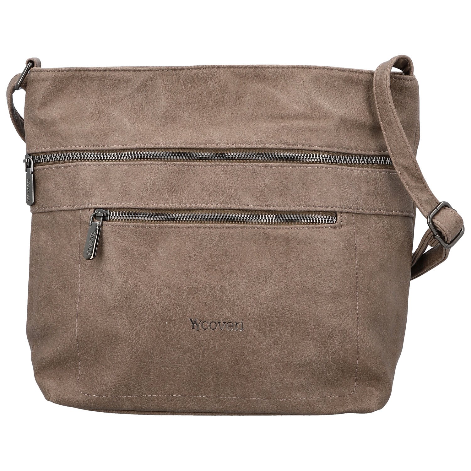 Dámská crossbody kabelka taupe - Coveri Aysana new