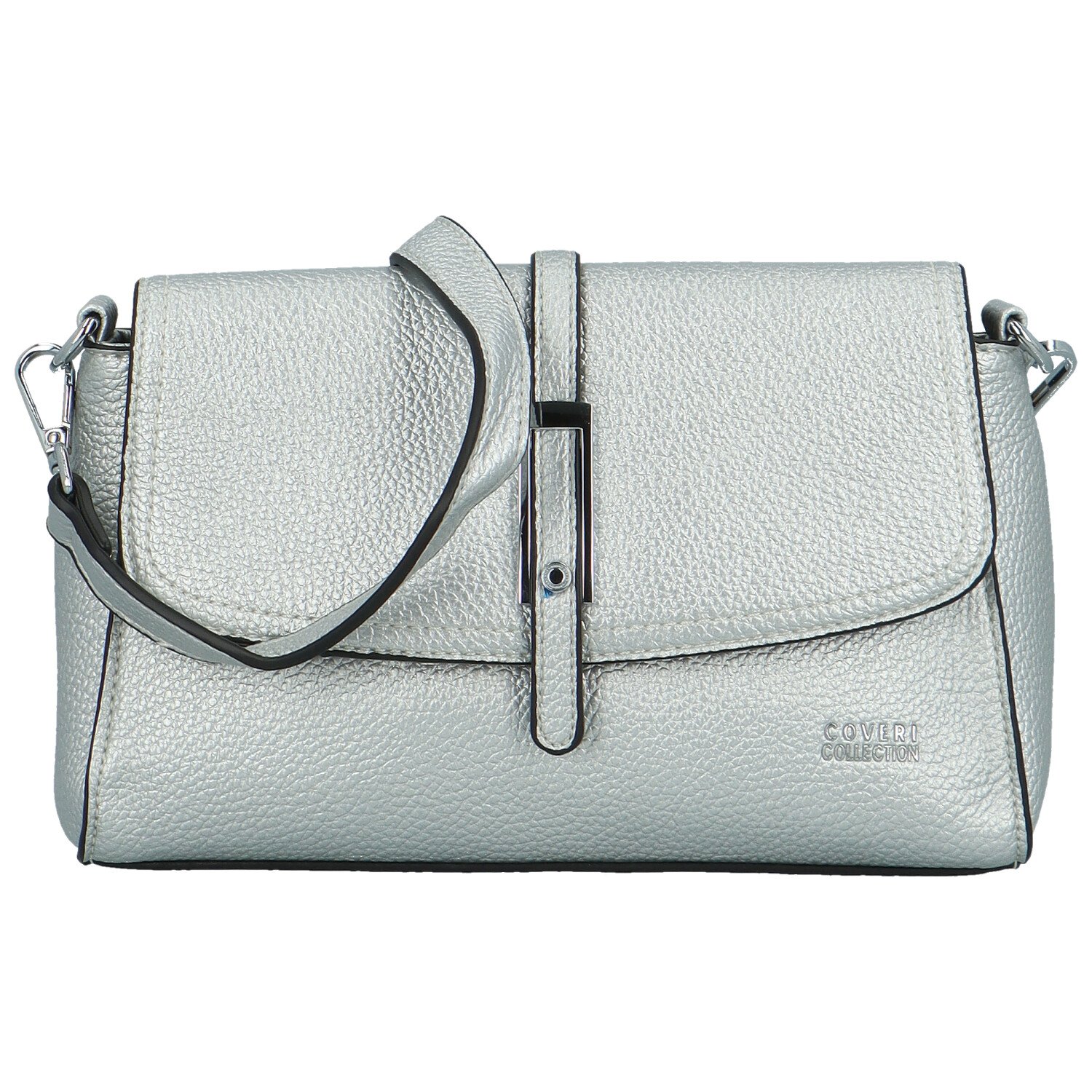 Dámská kabelka na rameno stříbrná - Coveri Rosanna