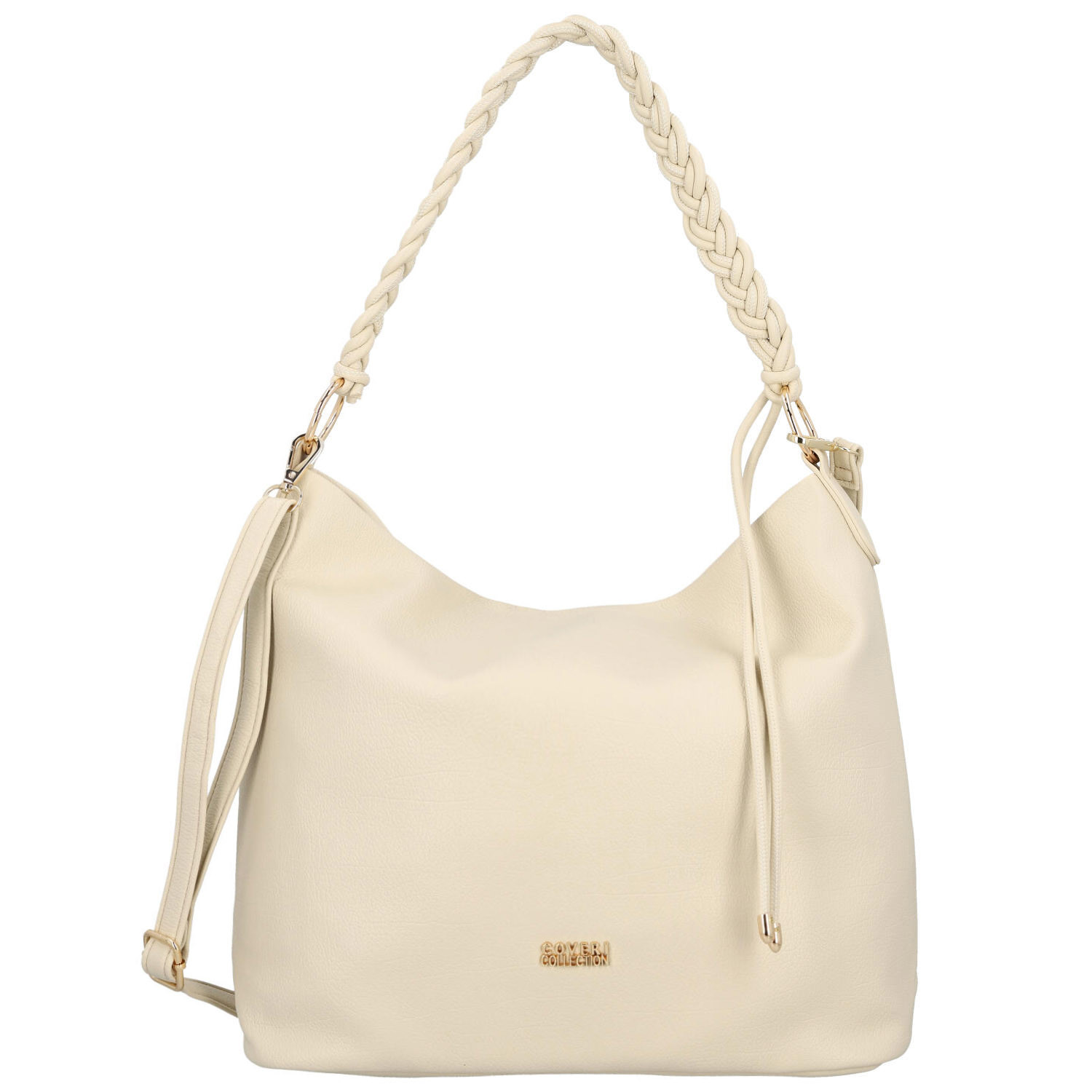Dámská kabelka na rameno krémová - Coveri Kadri