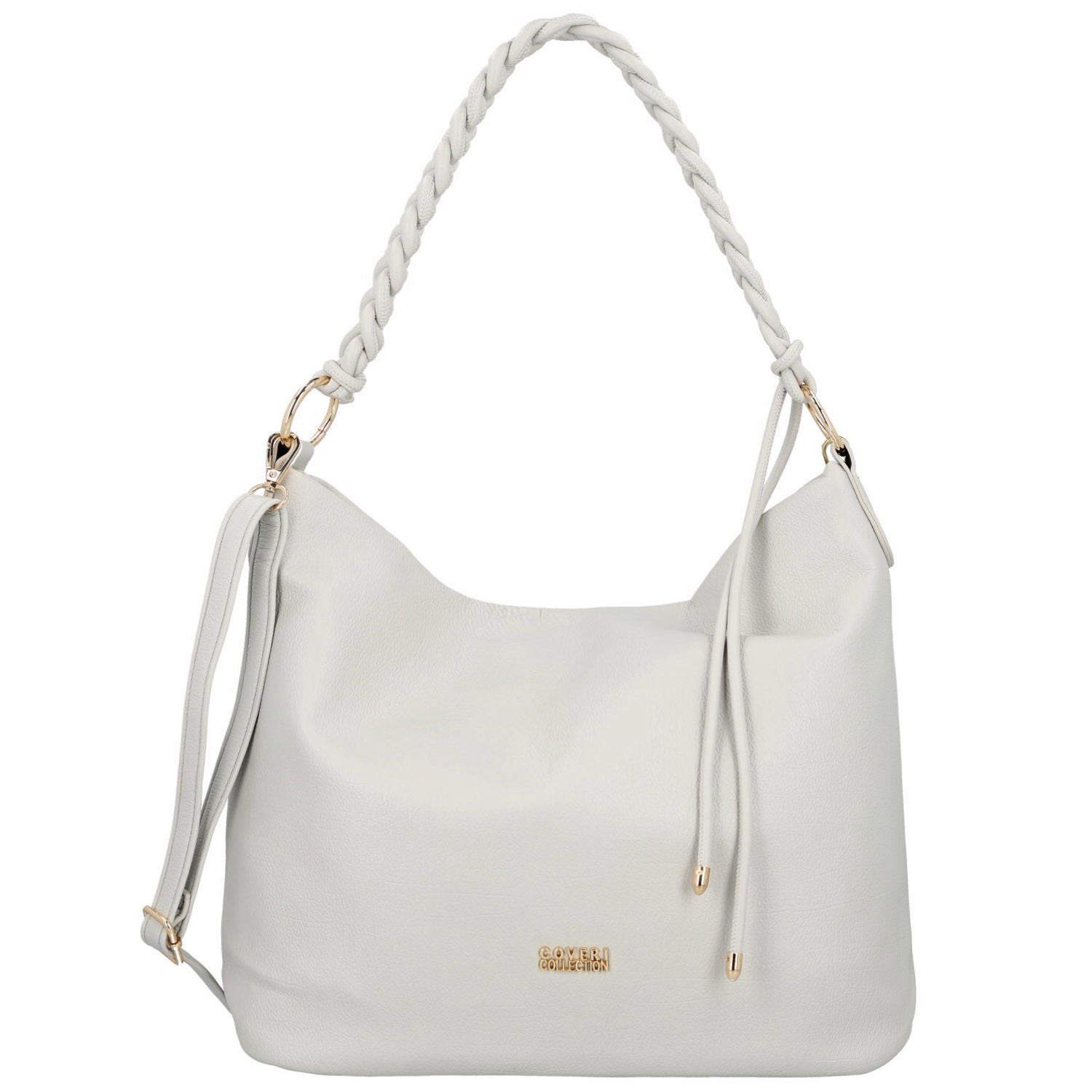 Dámská kabelka na rameno světle šedá - Coveri Kadri