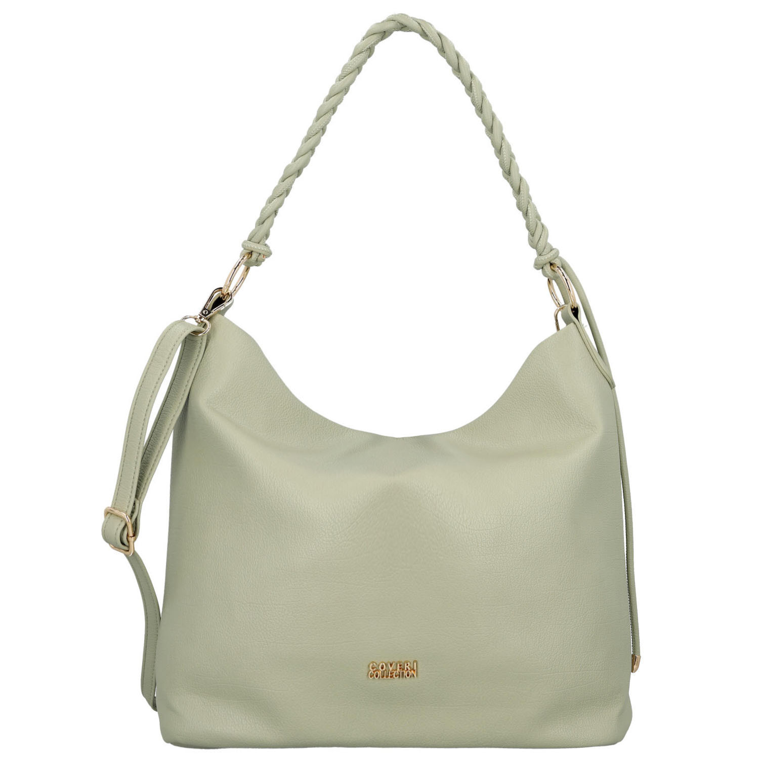 Dámská kabelka na rameno světle zelená - Coveri Kadri