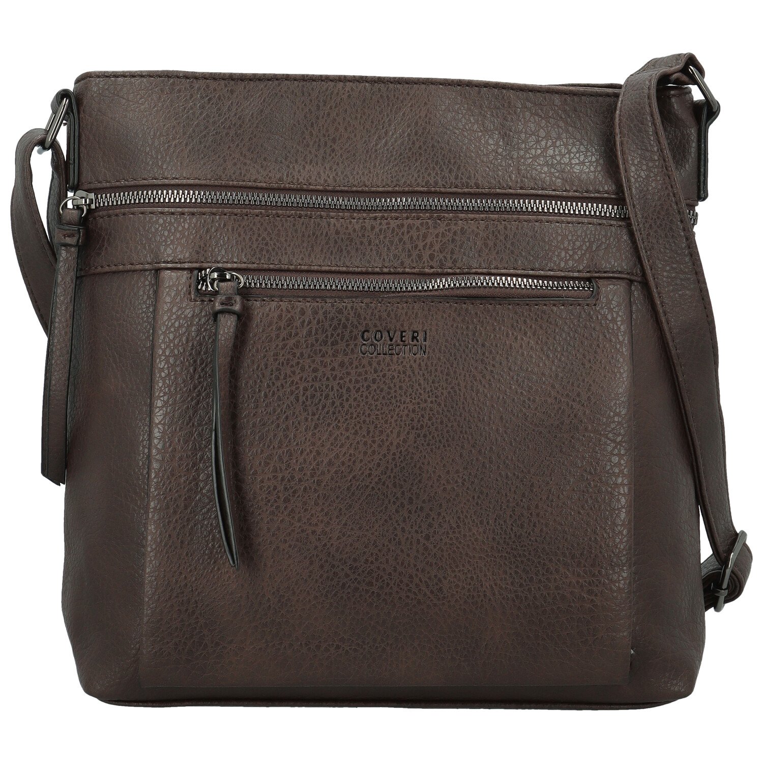 Dámská crossbody kabelka coffee - Coveri Daleina new