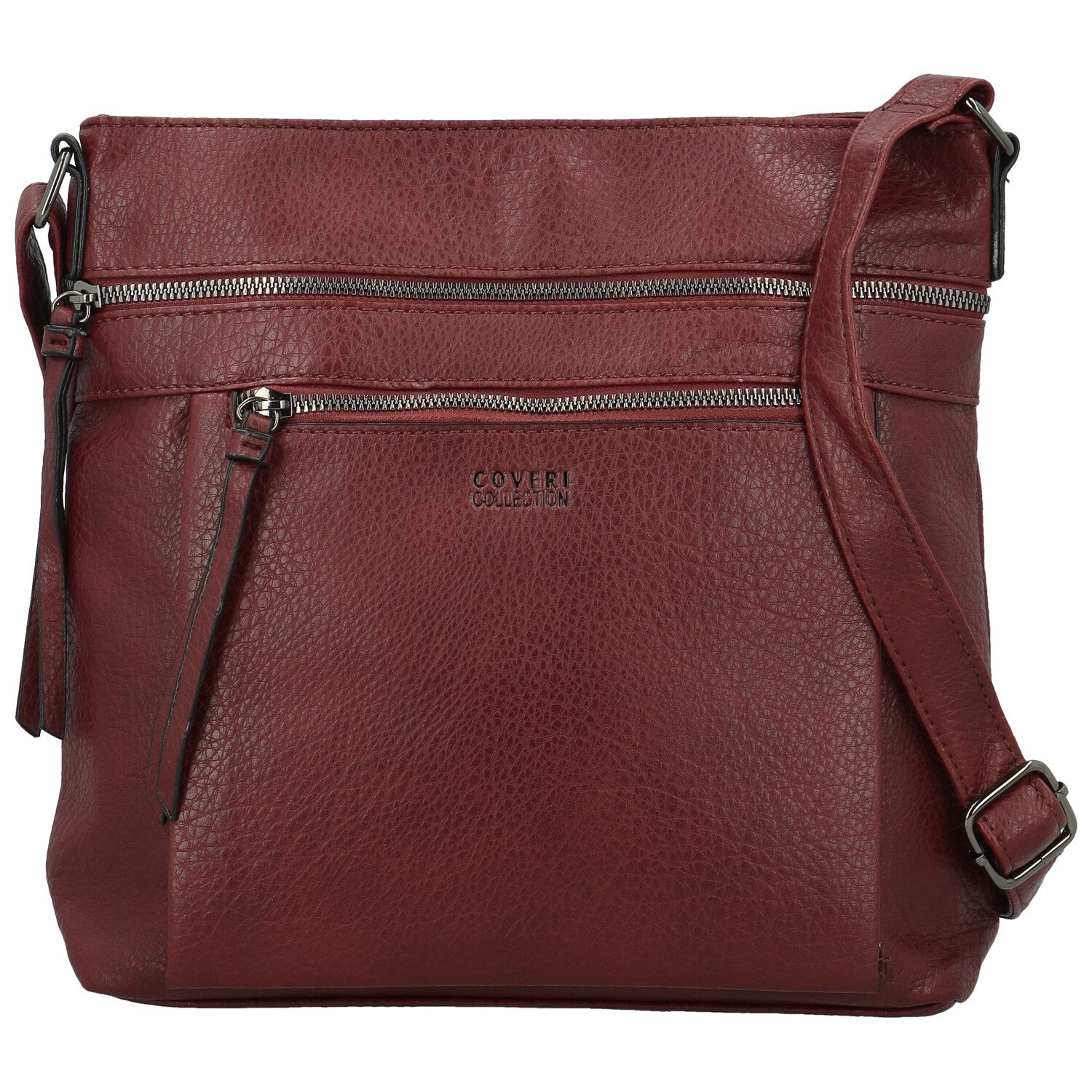 Dámská crossbody kabelka vínová - Coveri Daleina new
