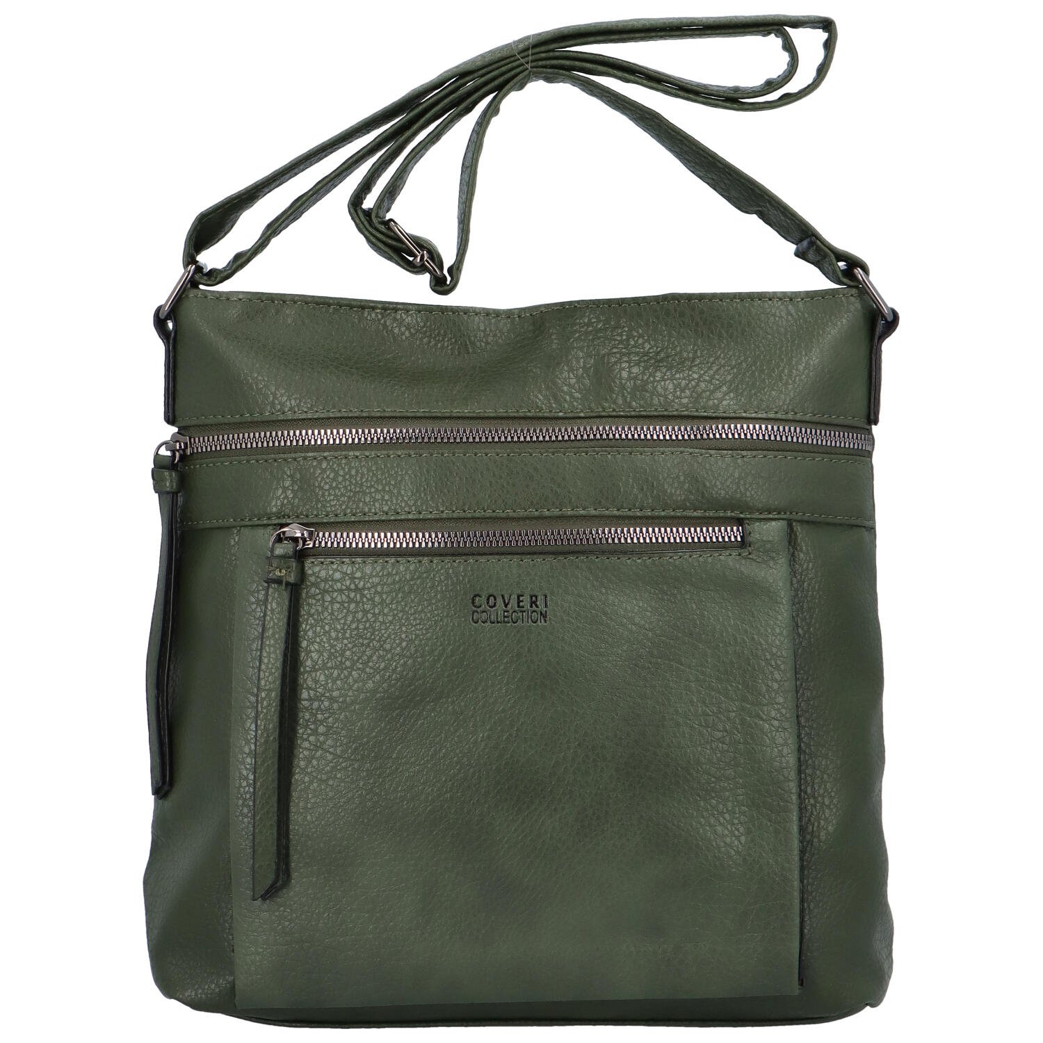 Dámská crossbody kabelka zelená - Coveri Daleina