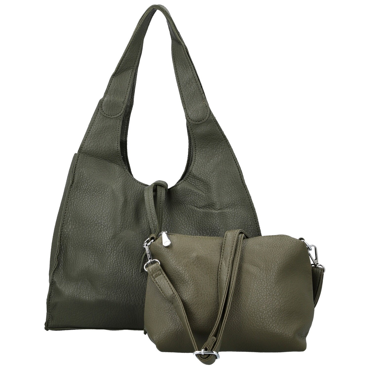 Dámský set kabelek tmavě zelený - Coveri Felixa