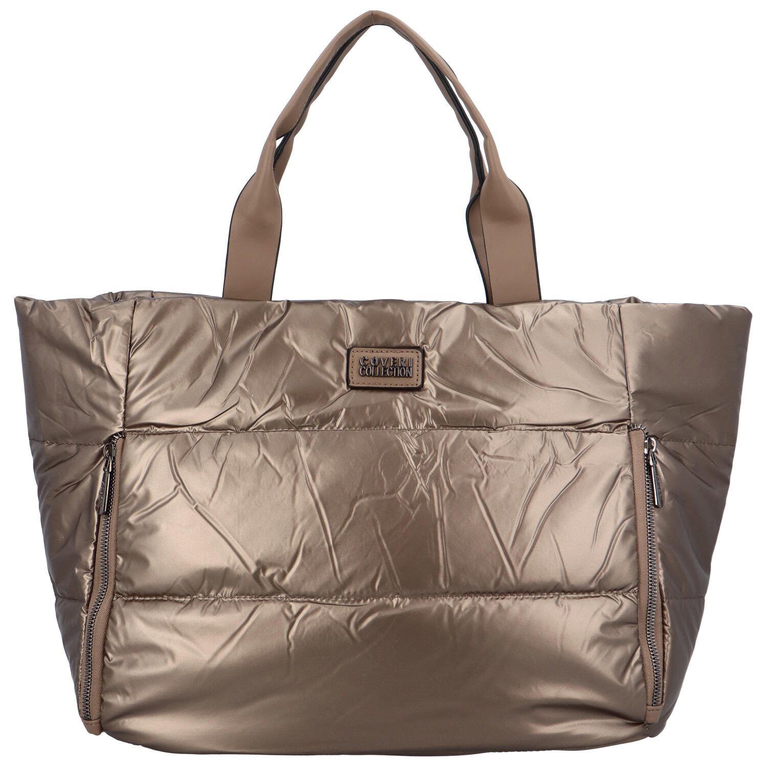 Velká dámská kabelka zlatá - Coveri Miamari