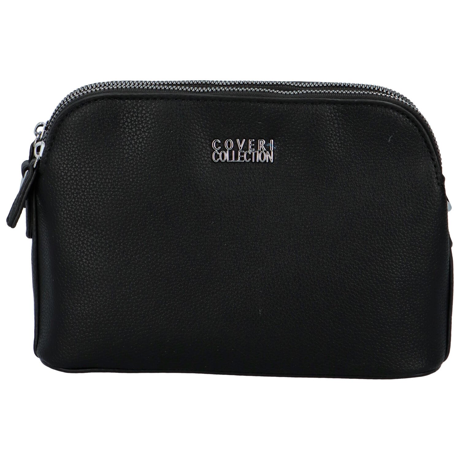 Pevná dámská crossbody kabelka černá - Coveri Layla