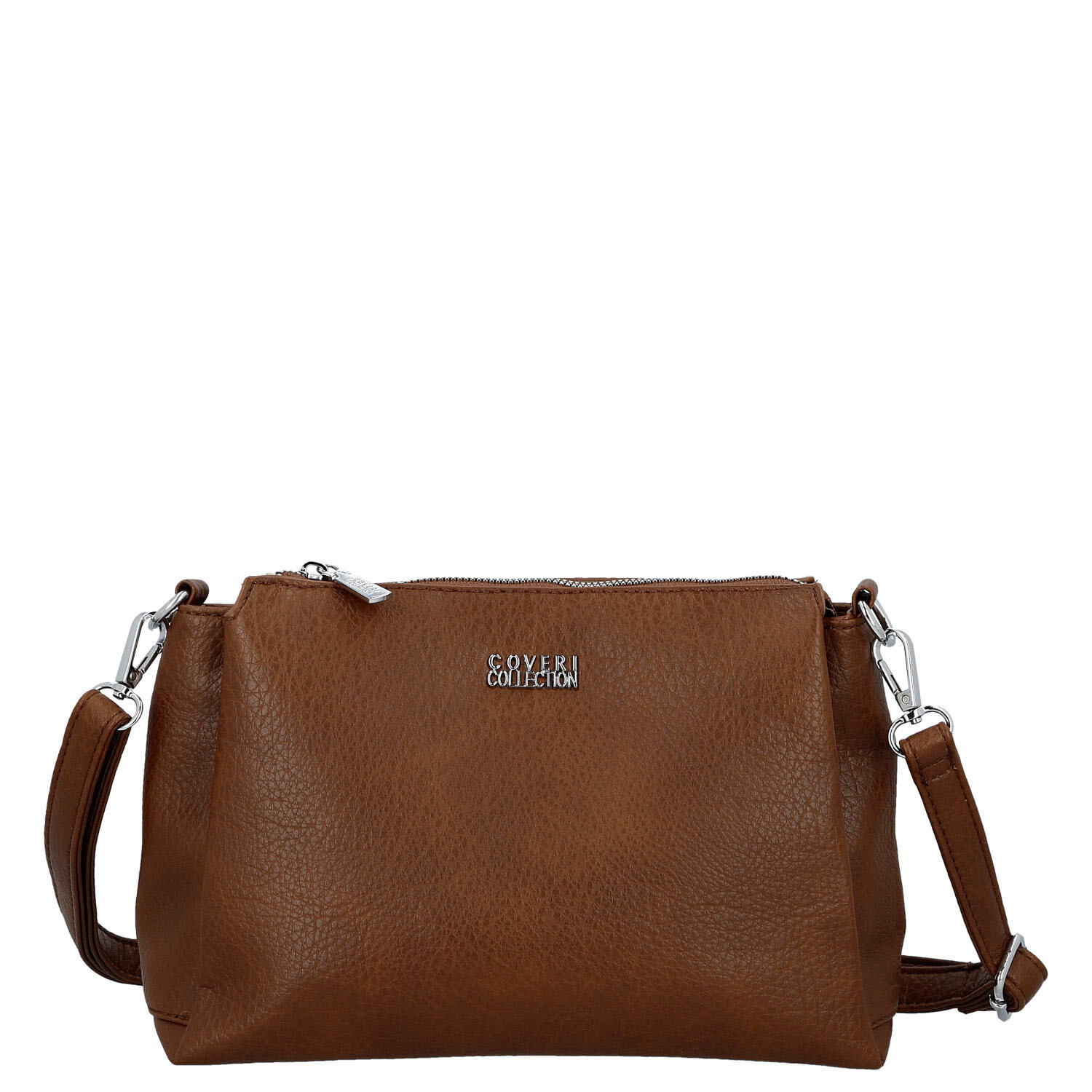 Dámská crossbody kabelka hnědá - Coveri Perikla
