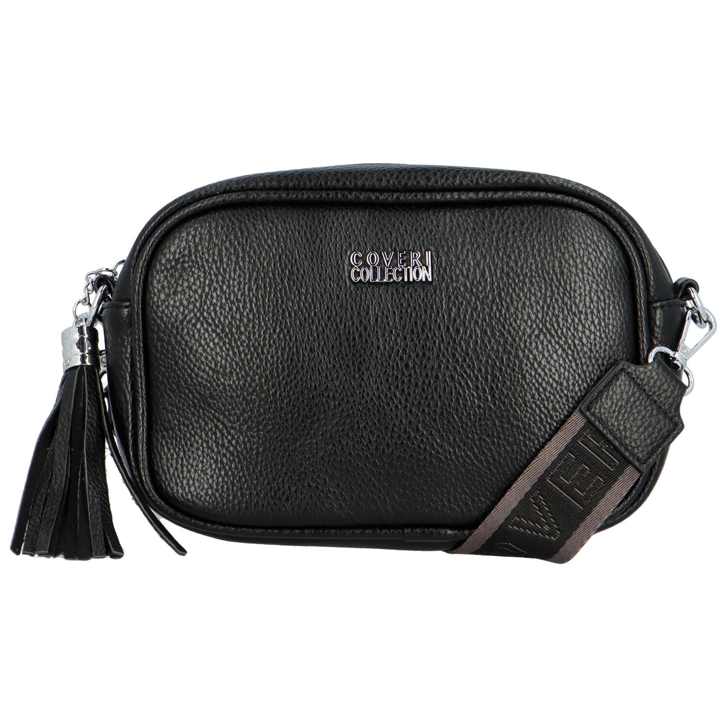 Dámská crossbody kabelka černá - Coveri Orchideas