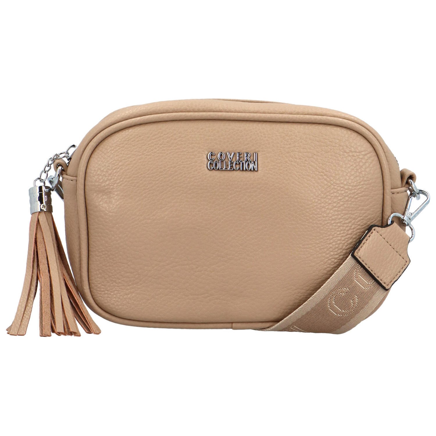 Dámská crossbody kabelka taupe - Coveri Orchideas