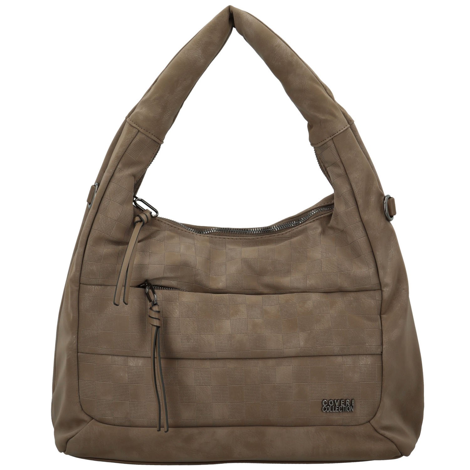 Dámská kabelka na rameno tmavě béžová - Coveri Orestis