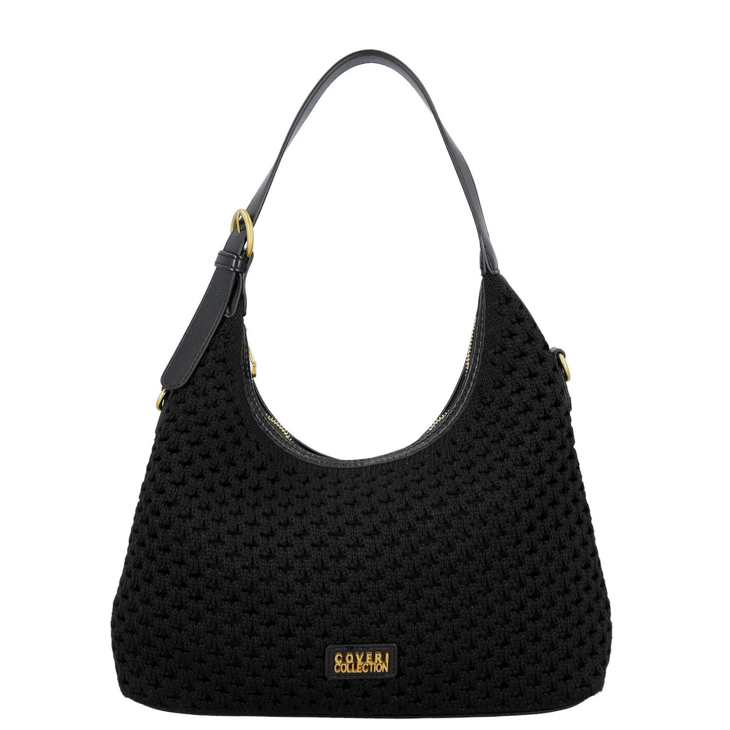 Dámská kabelka na rameno černá - Coveri Renagi