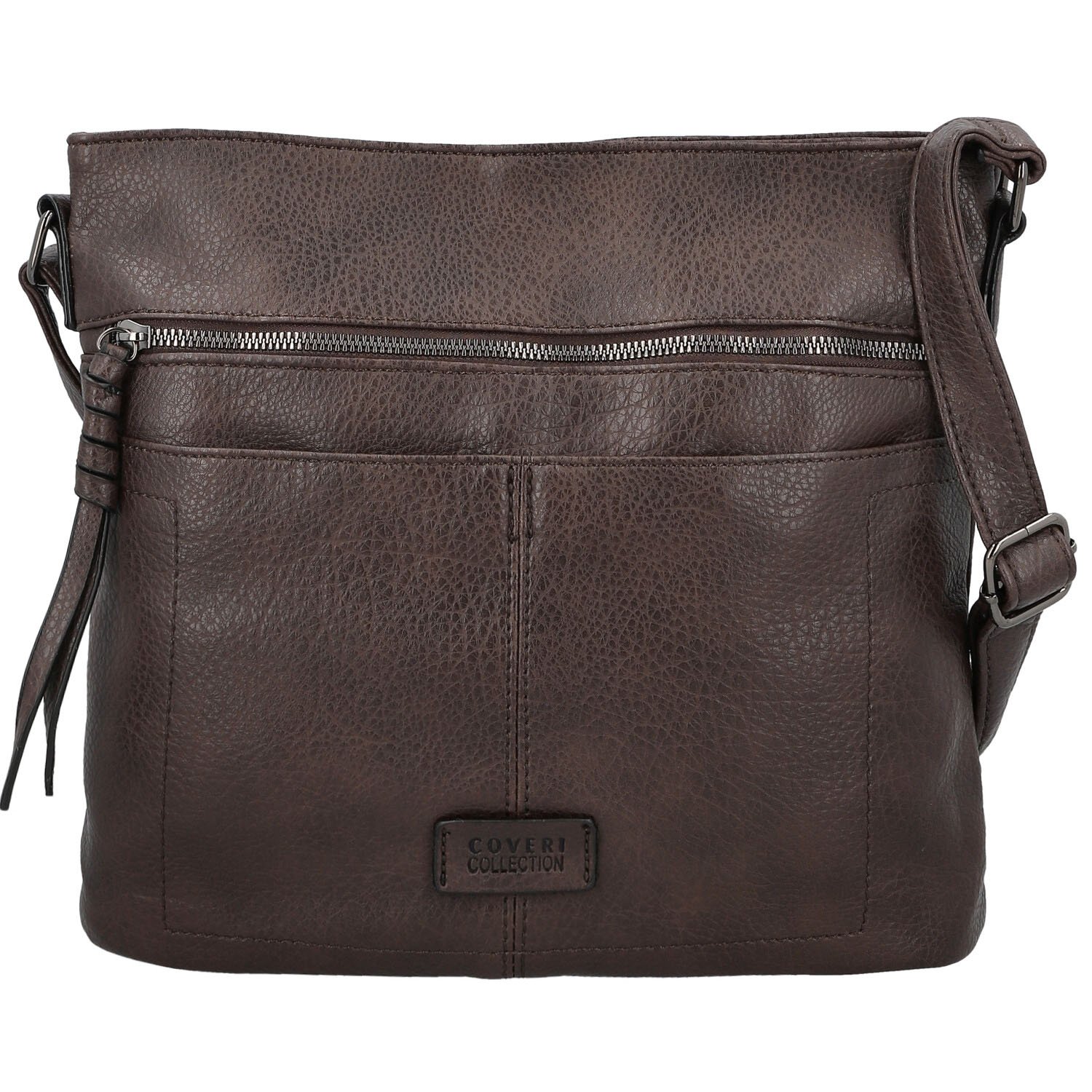 Dámská crossbody kabelka coffee - Coveri Chantalls new