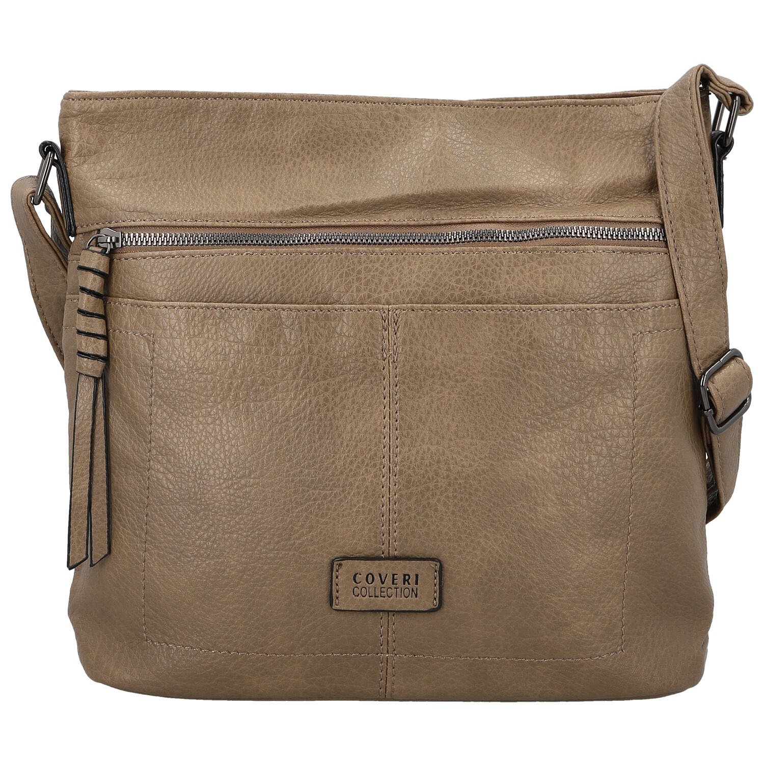 Dámská crossbody kabelka taupe - Coveri Chantalls new