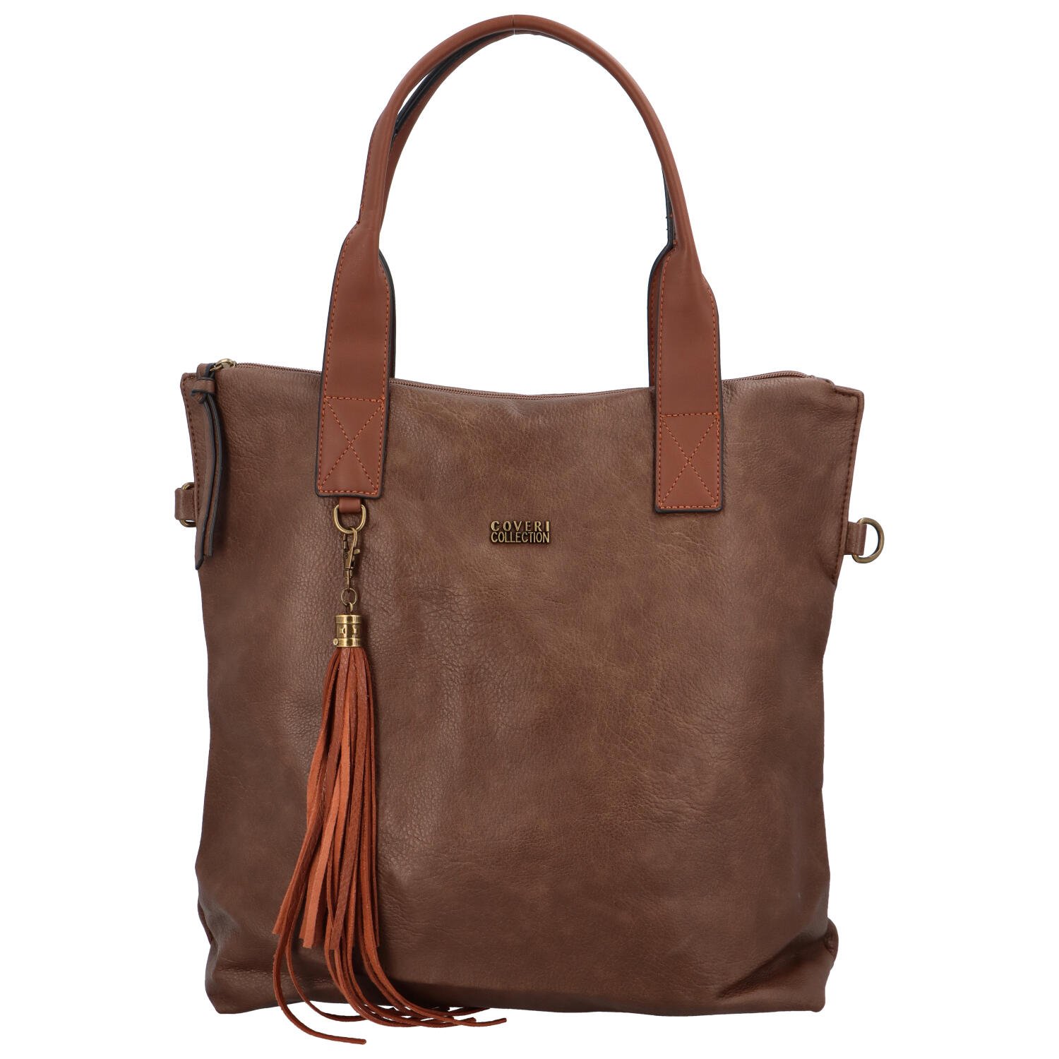 Dámská kabelka přes rameno tmavě hnědá - Coveri Laija