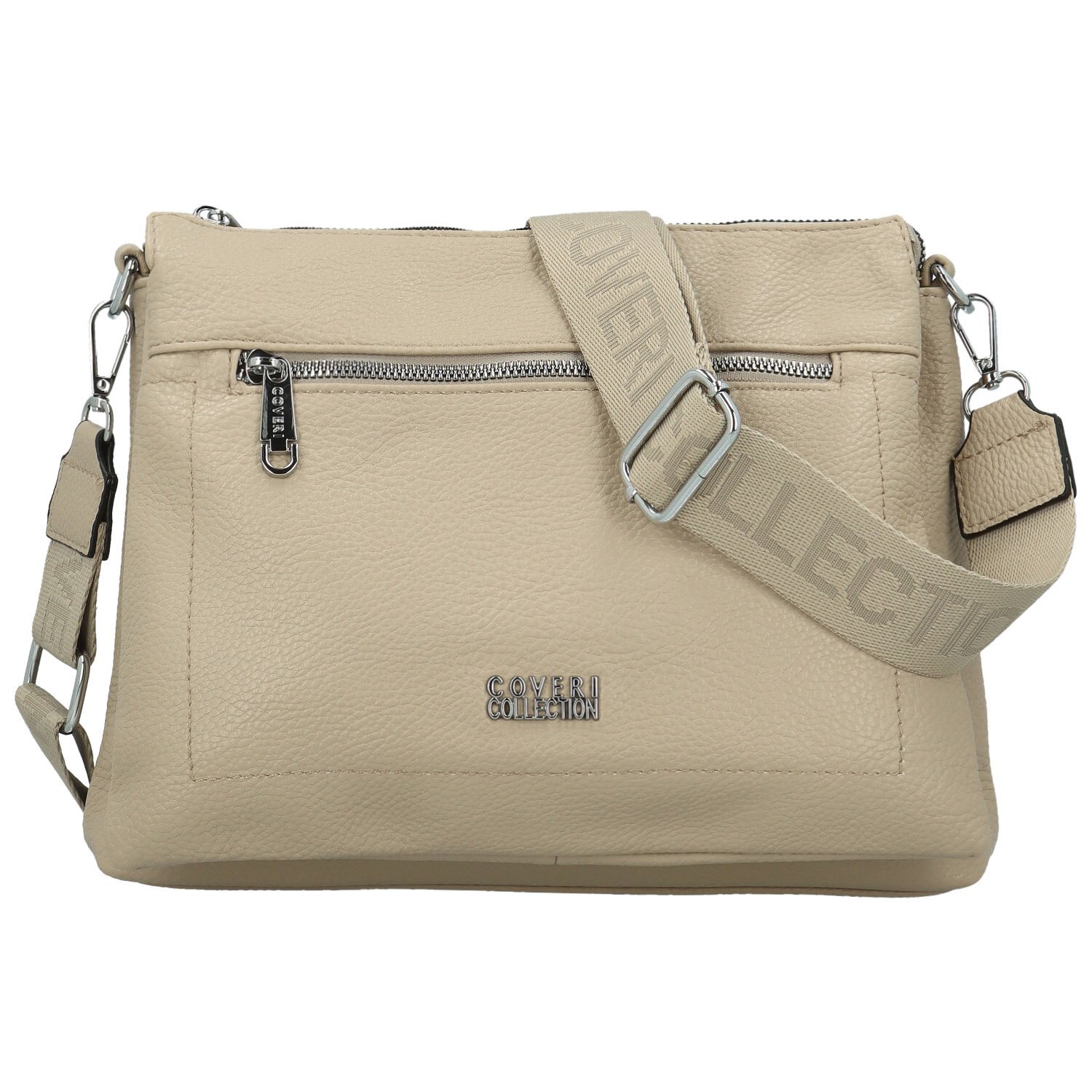 Dámská crossbody kabelka taupe - Coveri Elisabet new