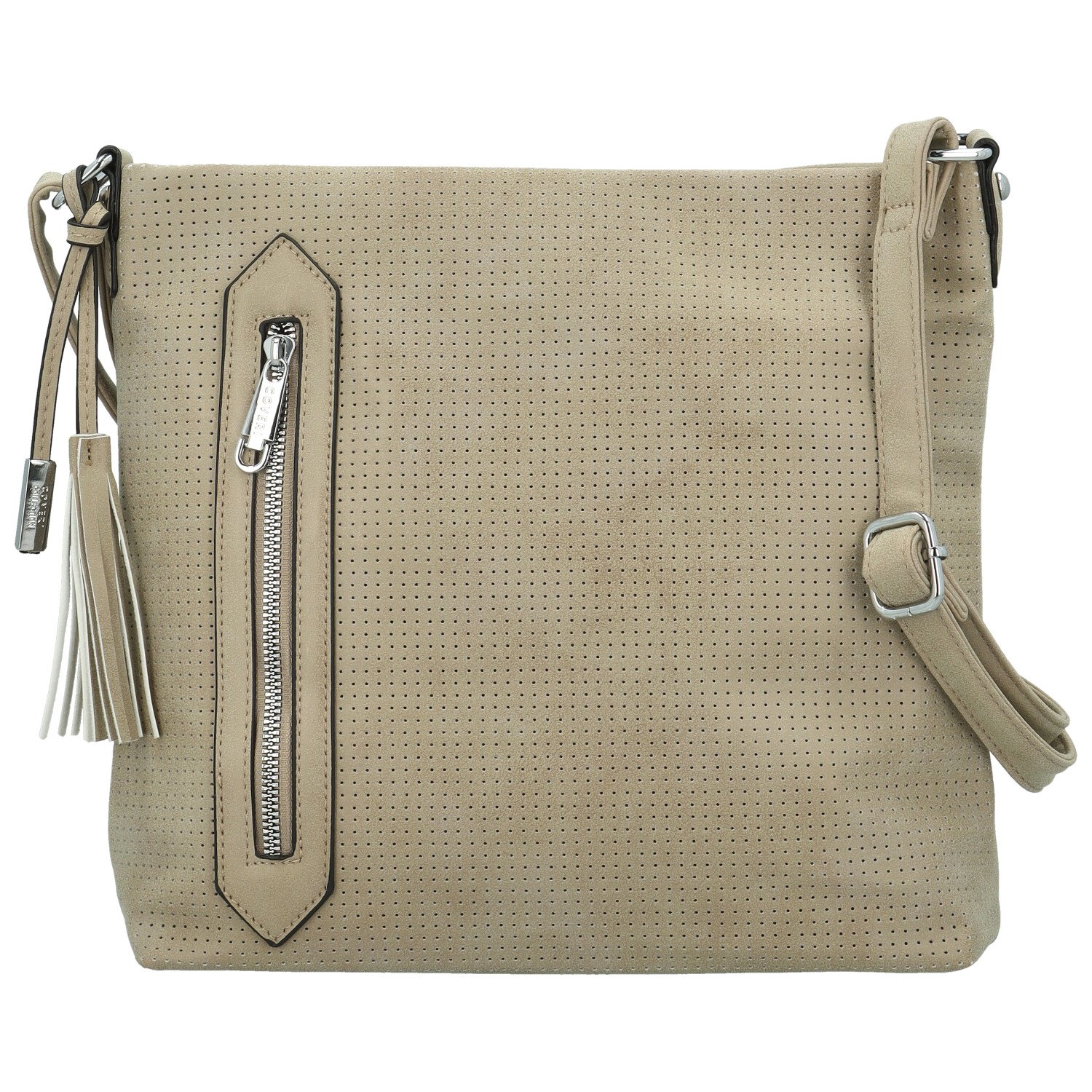 Dámská crossbody kabelka taupe - Coveri Tallis