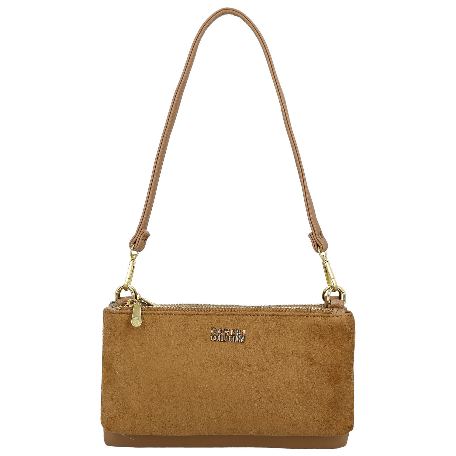 Dámská crossbody kabelka hnědá - Coveri Alesia