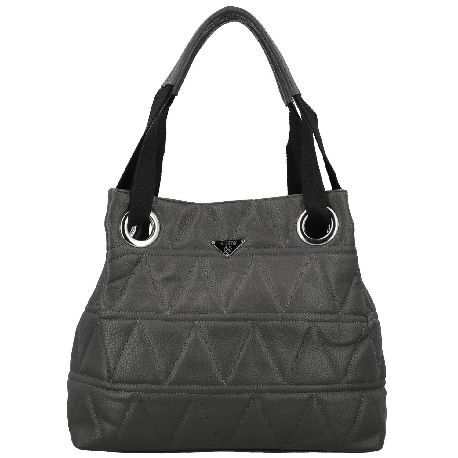 Dámská kabelka na rameno tmavě šedá - Firenze Santi