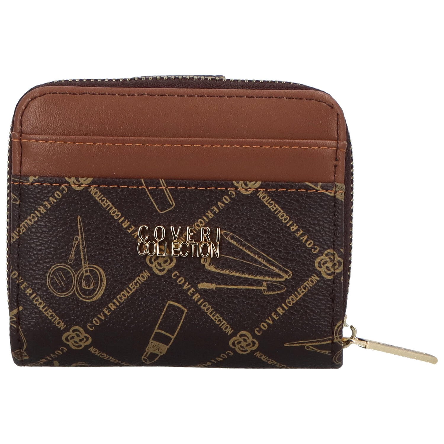 Dámská malá peněženka hnědá - Coveri Pretty