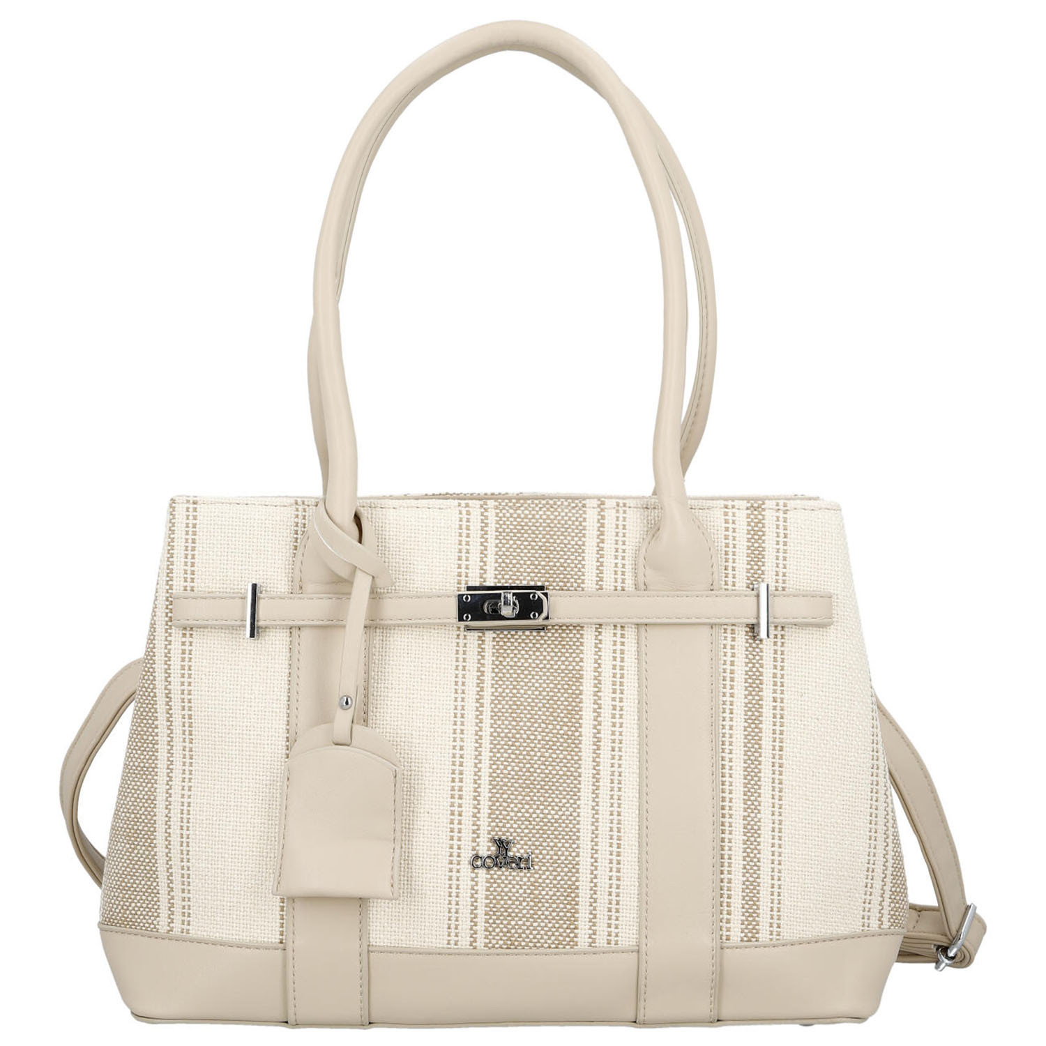 Dámská kabelka přes rameno béžová - Coveri Plasia