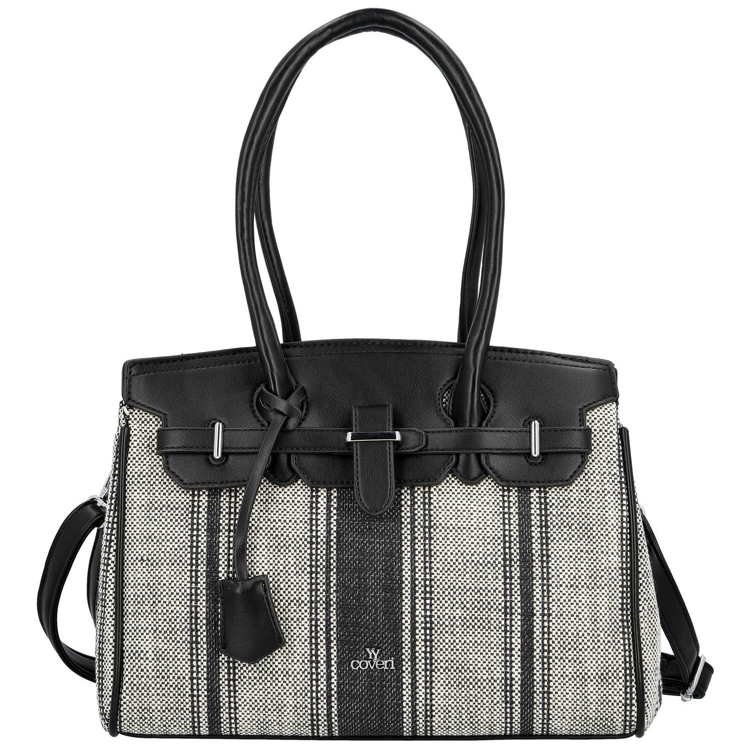 Dámská kabelka přes rameno černá - Coveri Plasa