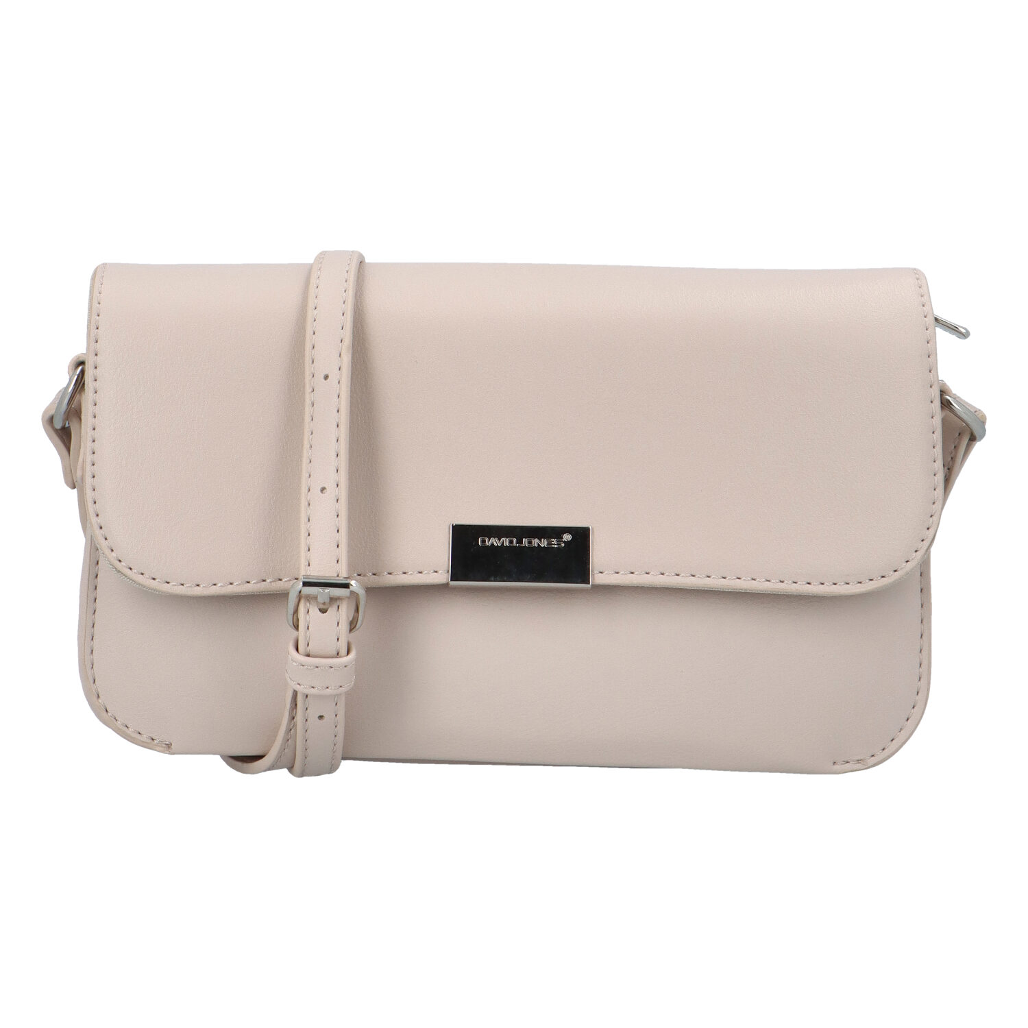 Malá dámská crossbody kabelka béžová - David Jones Brianna
